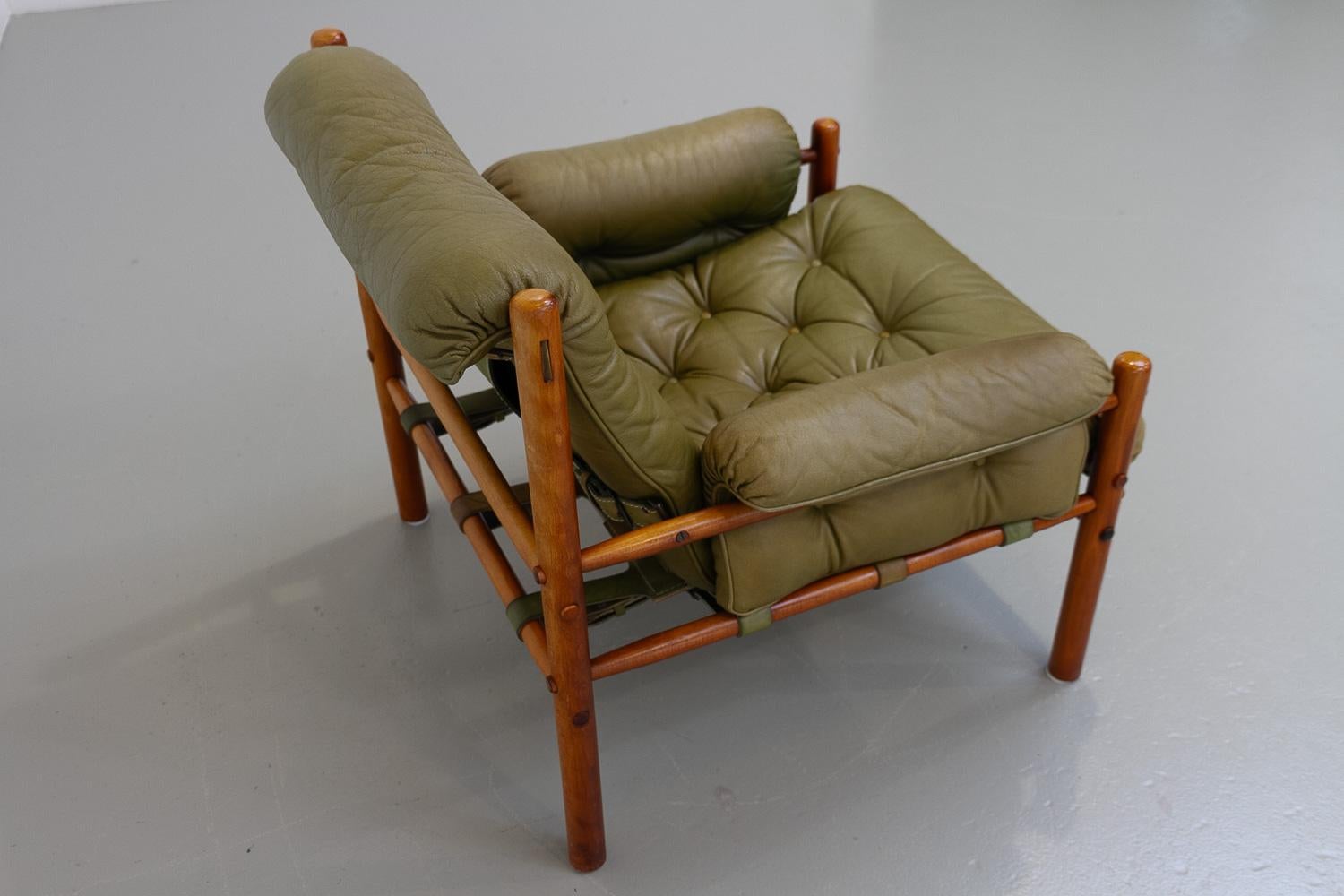 Sillón escandinavo moderno de mediados de siglo Arne Norell, Suecia Años 70. en venta 6
