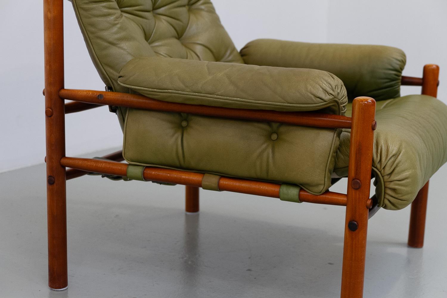 Sillón escandinavo moderno de mediados de siglo Arne Norell, Suecia Años 70. en venta 8