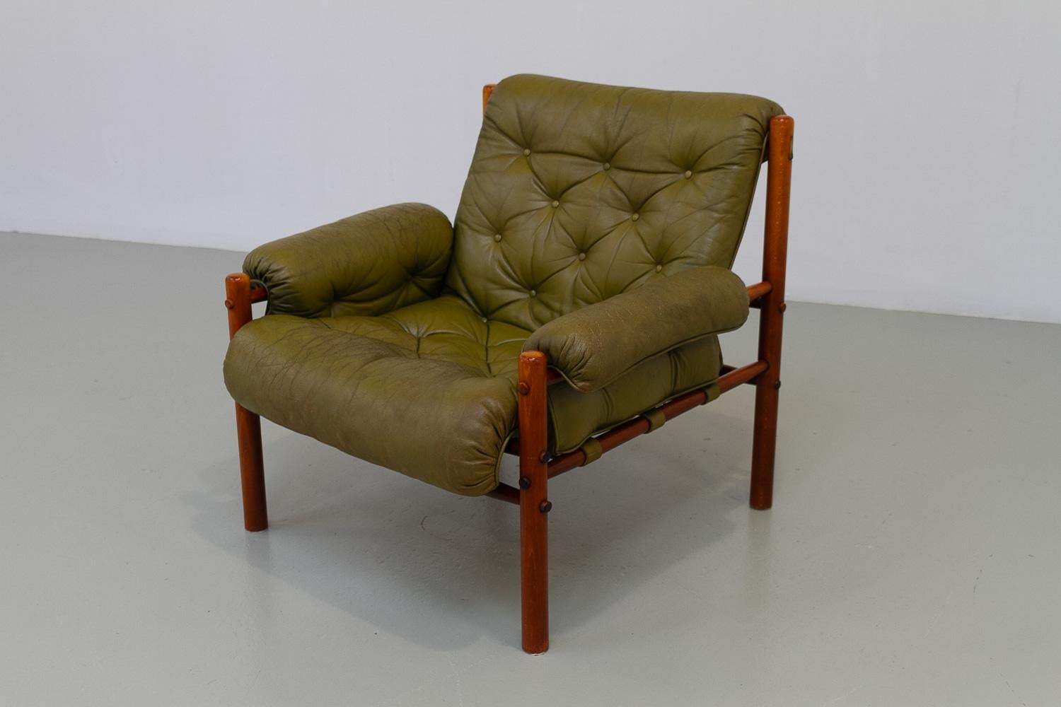 Sillón escandinavo moderno de mediados de siglo Arne Norell, Suecia Años 70. en venta 9
