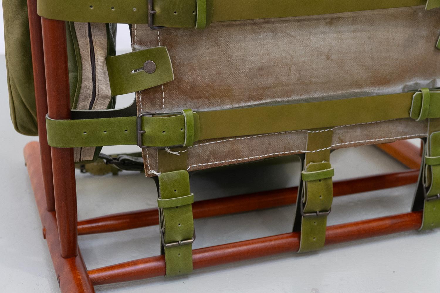 Sillón escandinavo moderno de mediados de siglo Arne Norell, Suecia Años 70. en venta 12