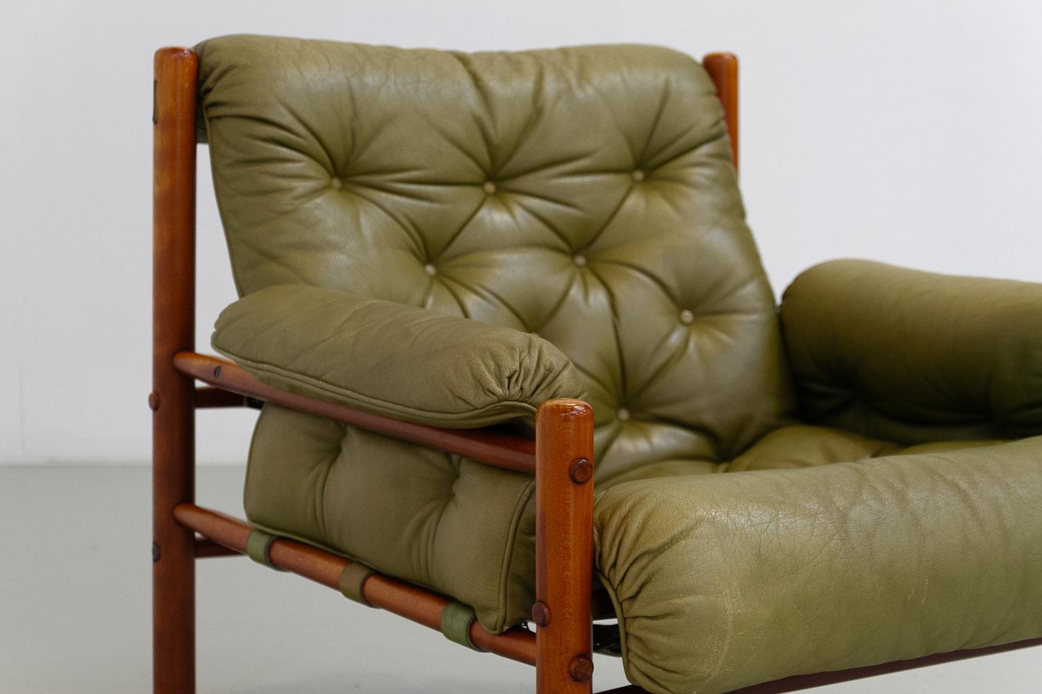 Sillón escandinavo moderno de mediados de siglo Arne Norell, Suecia Años 70. Escandinavo moderno en venta