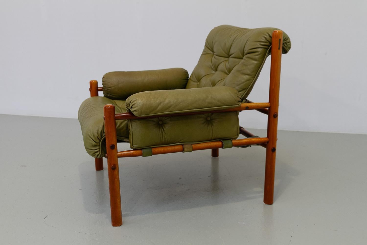 Sillón escandinavo moderno de mediados de siglo Arne Norell, Suecia Años 70. Sueco en venta