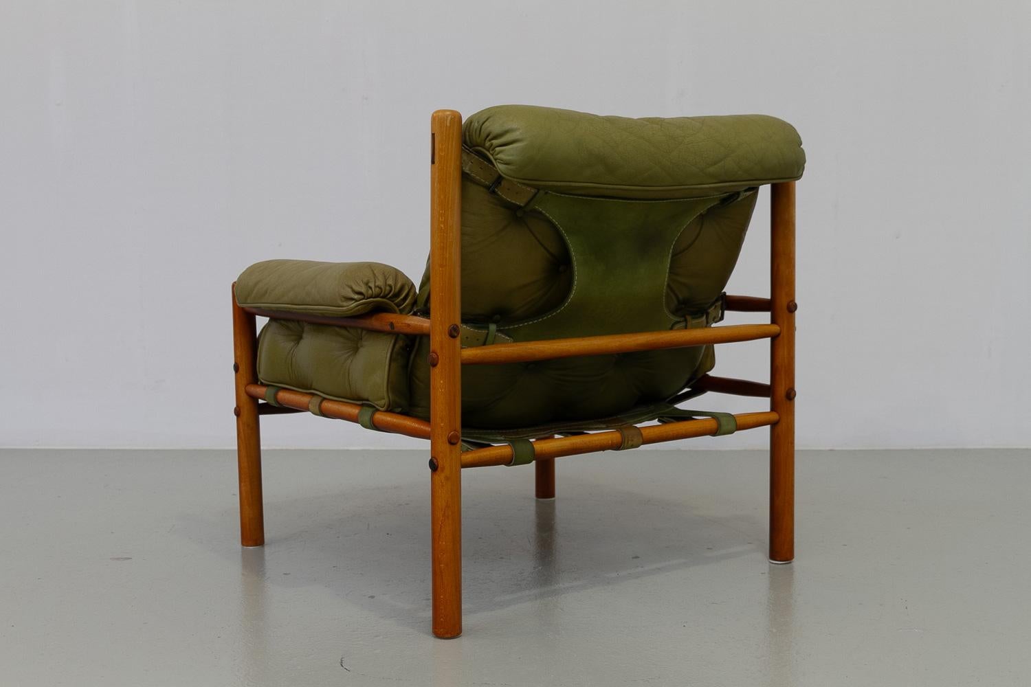 Sillón escandinavo moderno de mediados de siglo Arne Norell, Suecia Años 70. finales del siglo XX en venta