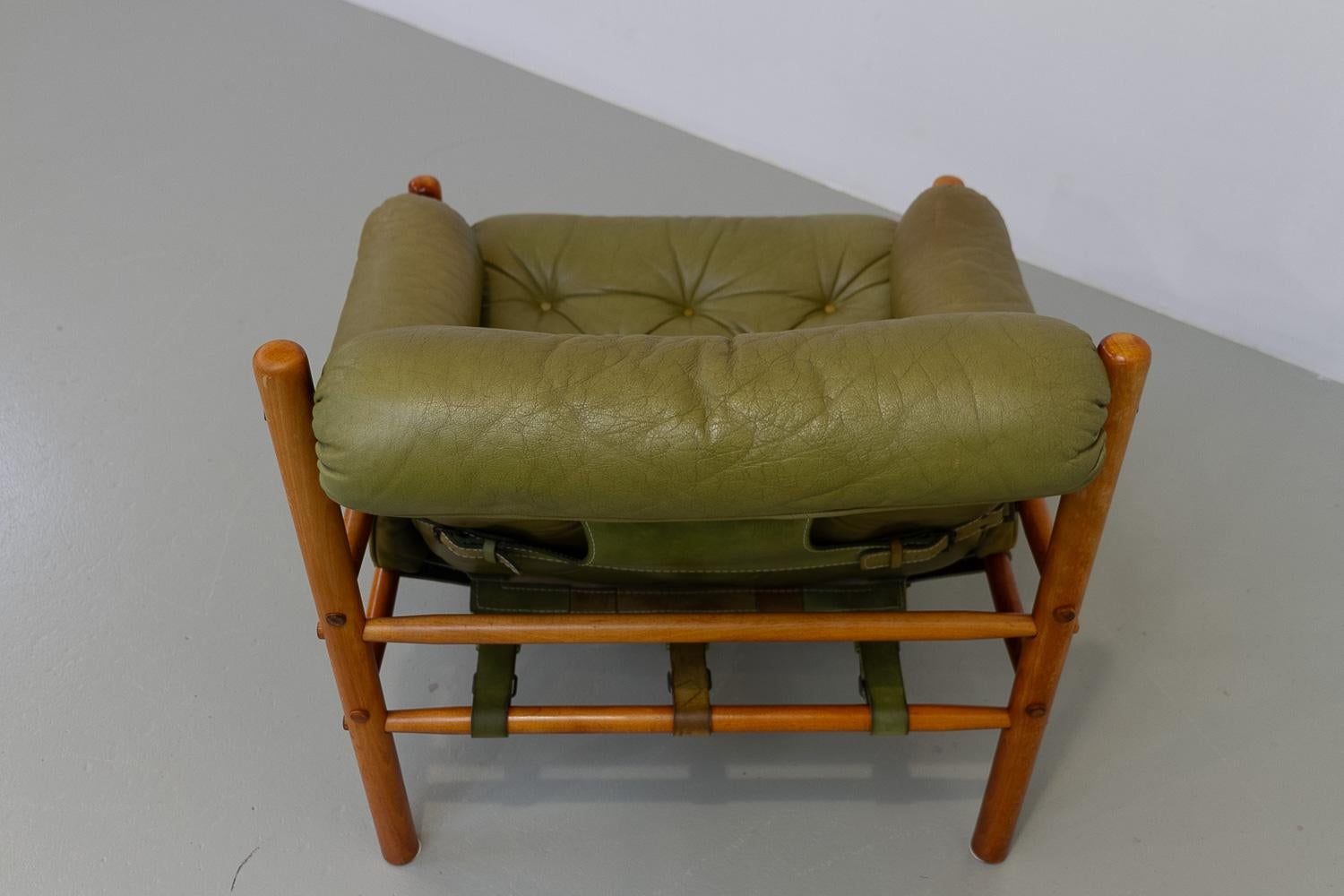 Sillón escandinavo moderno de mediados de siglo Arne Norell, Suecia Años 70. en venta 1