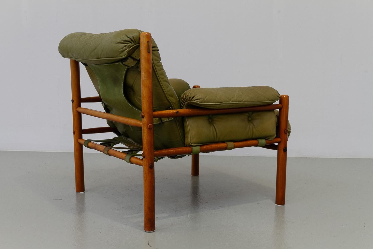 Sillón escandinavo moderno de mediados de siglo Arne Norell, Suecia Años 70. en venta 2