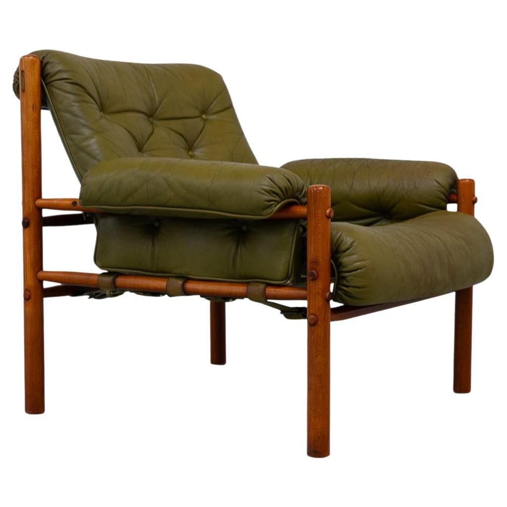 Scandinavian Mid-Century Modern Arne Norell Easy Chair, Sweden 1970s.