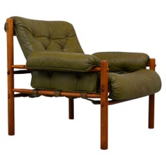 Skandinavischer Mid-Century Modern Arne Norell Easy Chair, Schweden 1970er Jahre.