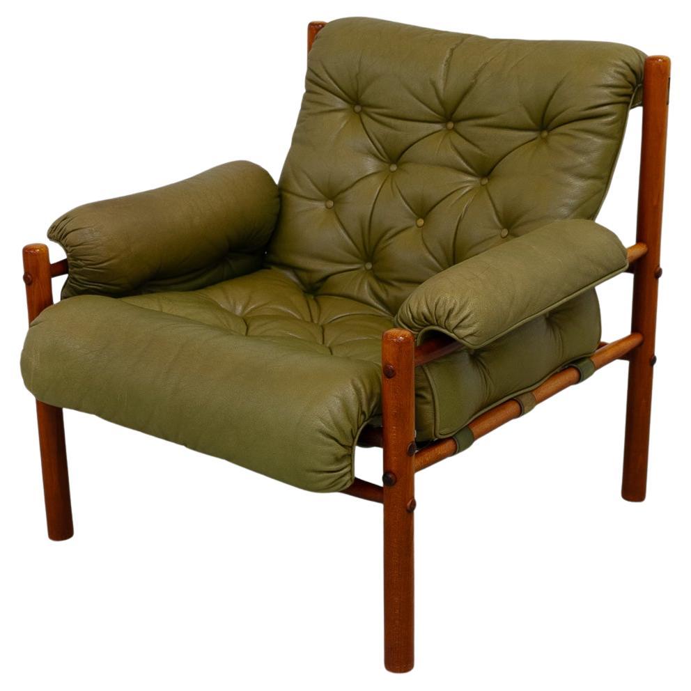 Scandinavian Mid-Century Modern Arne Norell Easy Chair, Sweden 1970s.