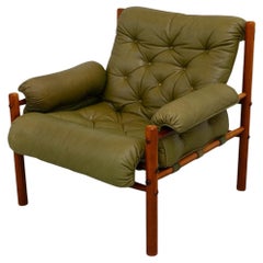Skandinavischer Mid-Century Modern Arne Norell Easy Chair, Schweden 1970er Jahre.