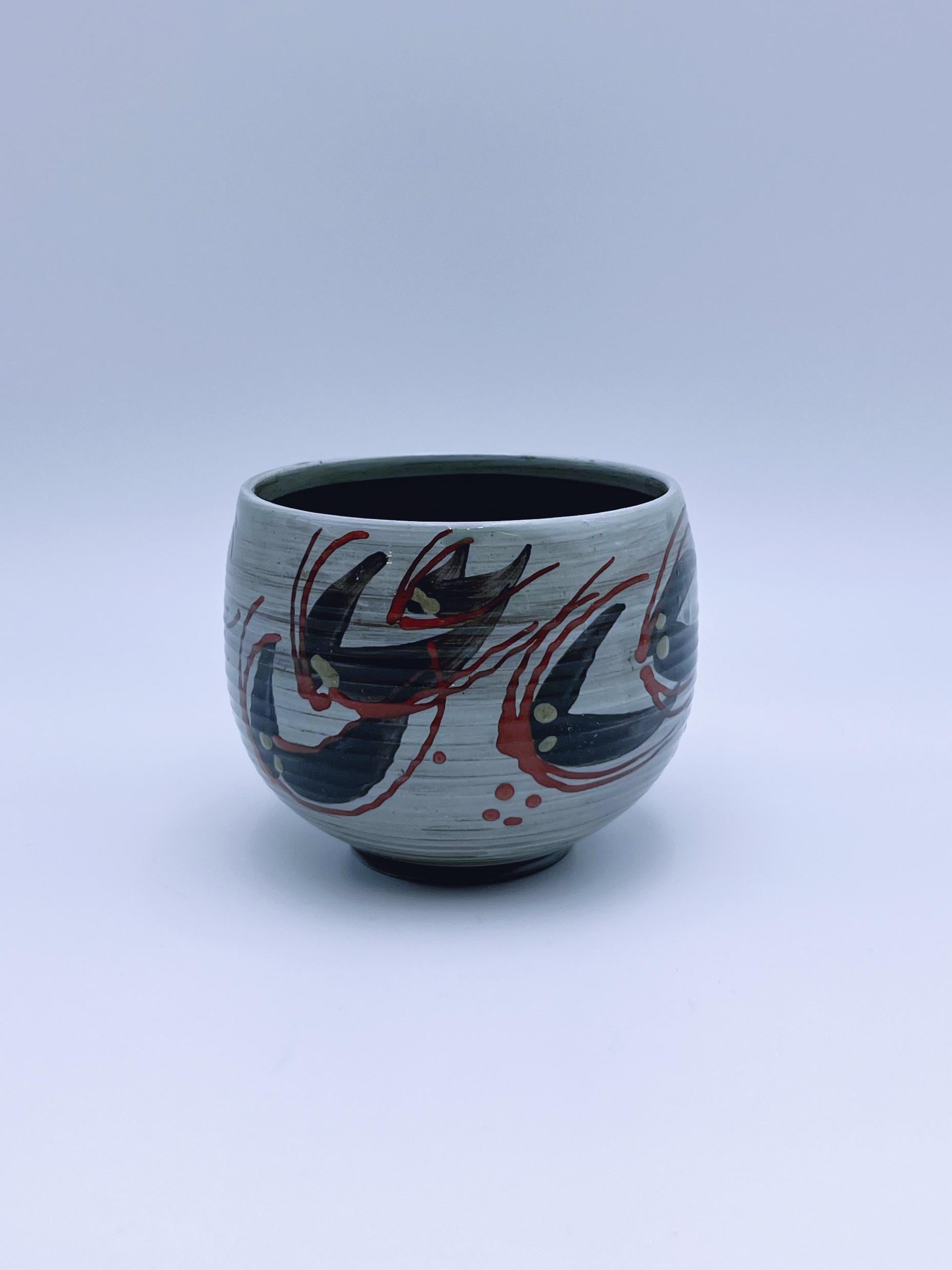 Skandinavische Mid-Century-Modern-Keramikschale von Otto Mulders, Norwegen, 1970er Jahre (Ende des 20. Jahrhunderts) im Angebot