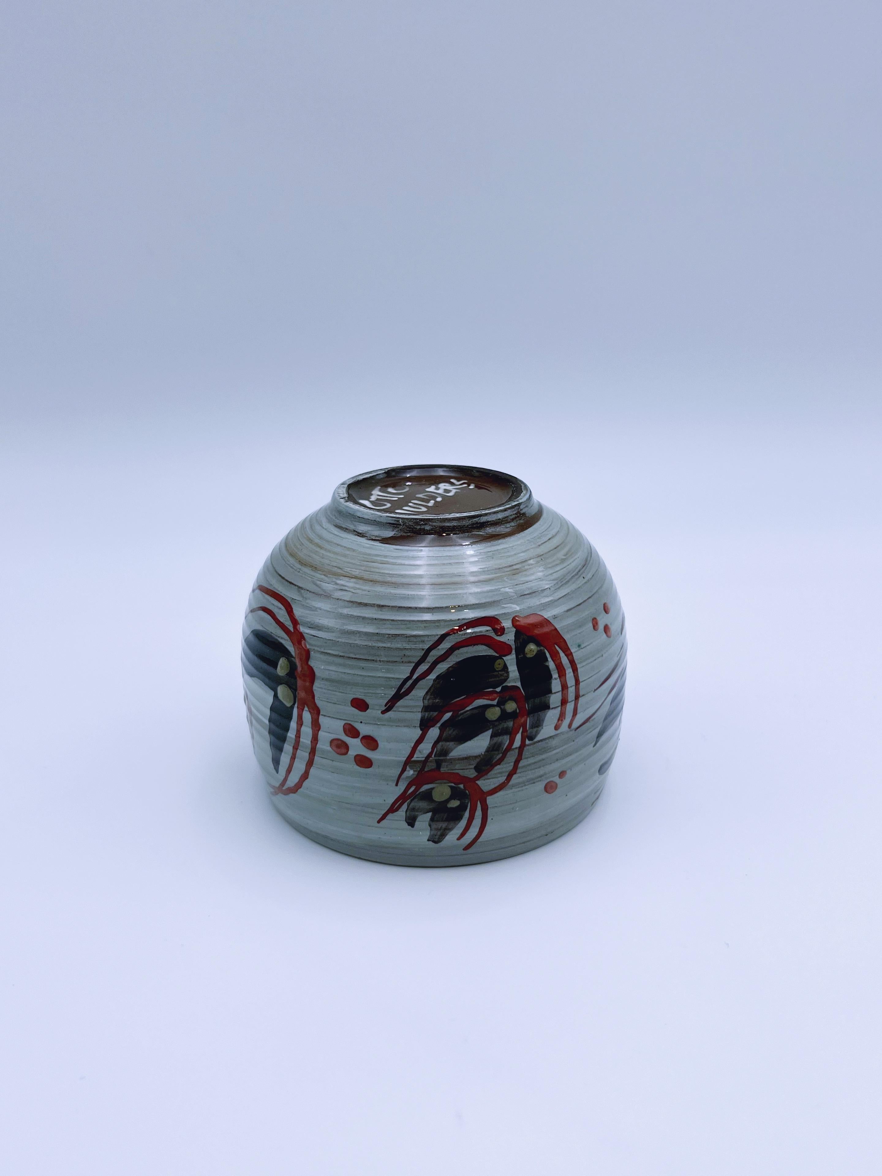 Skandinavische Mid-Century-Modern-Keramikschale von Otto Mulders, Norwegen, 1970er Jahre im Angebot 1