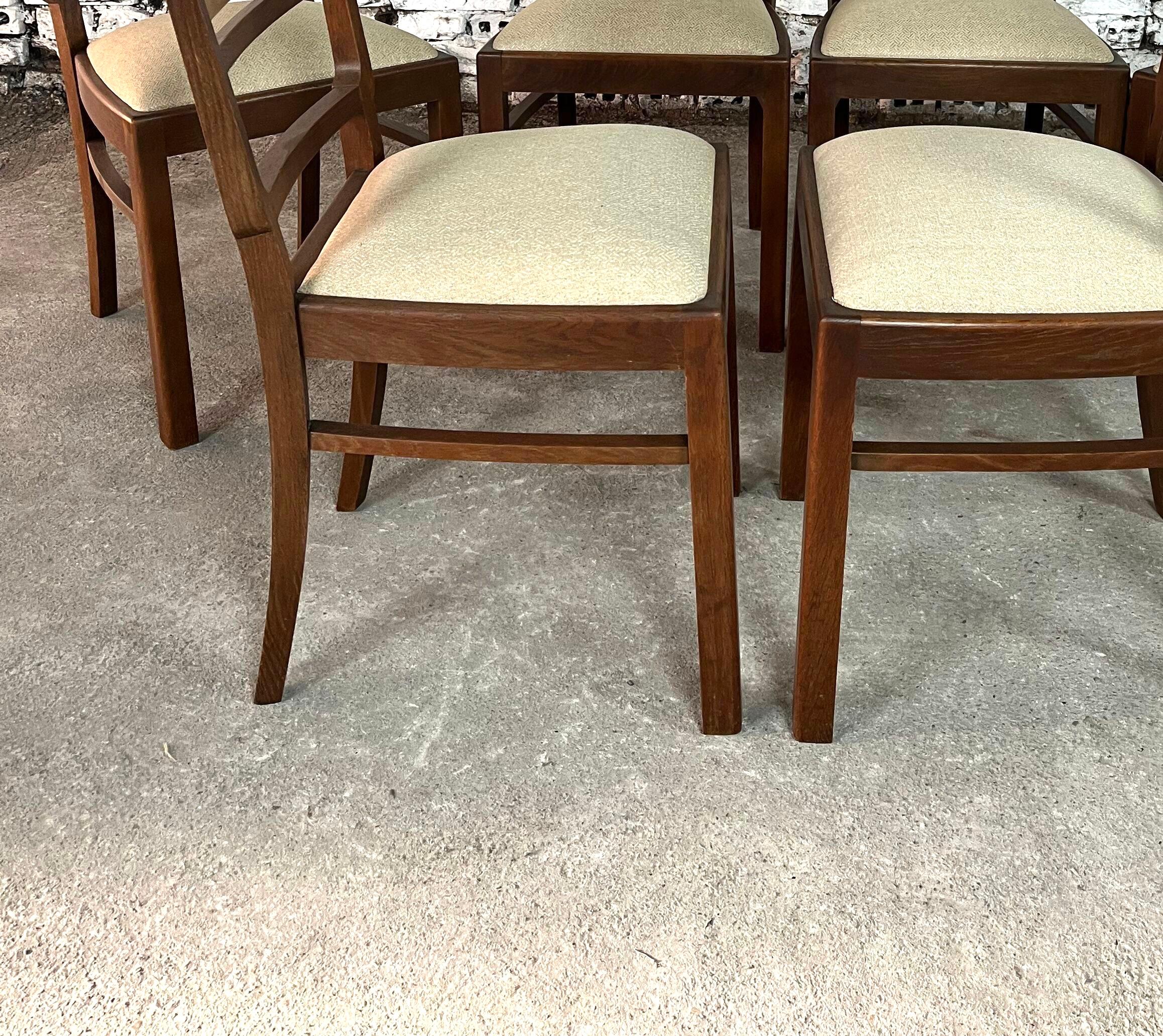 Scandinavian Mid-Century Modern Dining Chairs – Set of 6 en venta 1