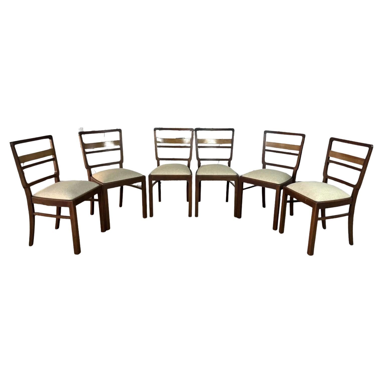 Scandinavian Mid-Century Modern Dining Chairs – Set of 6