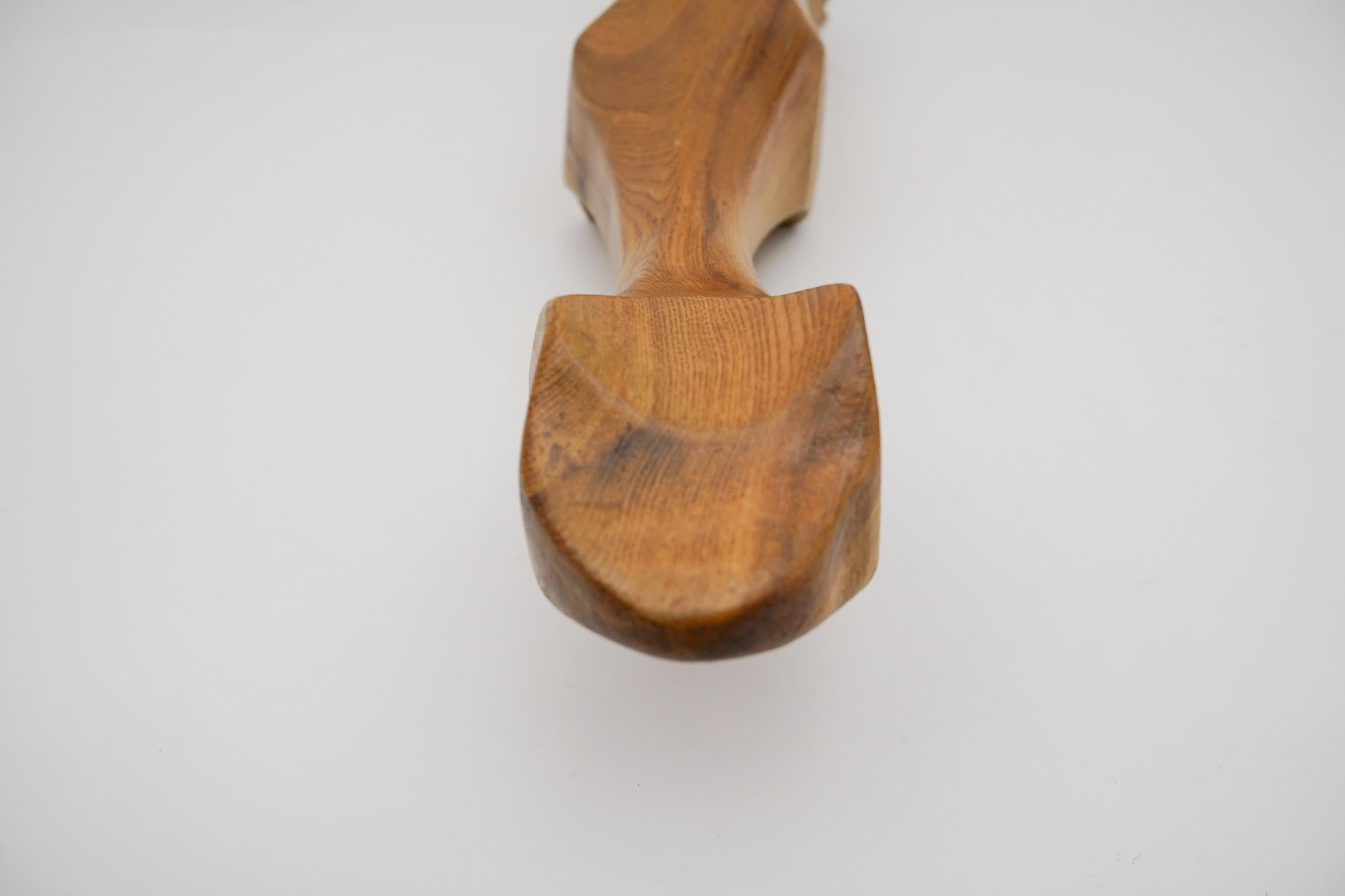 Scandinavian Mid-Century Modern Hand Carved Wood Marten, 1960s For Sale 3