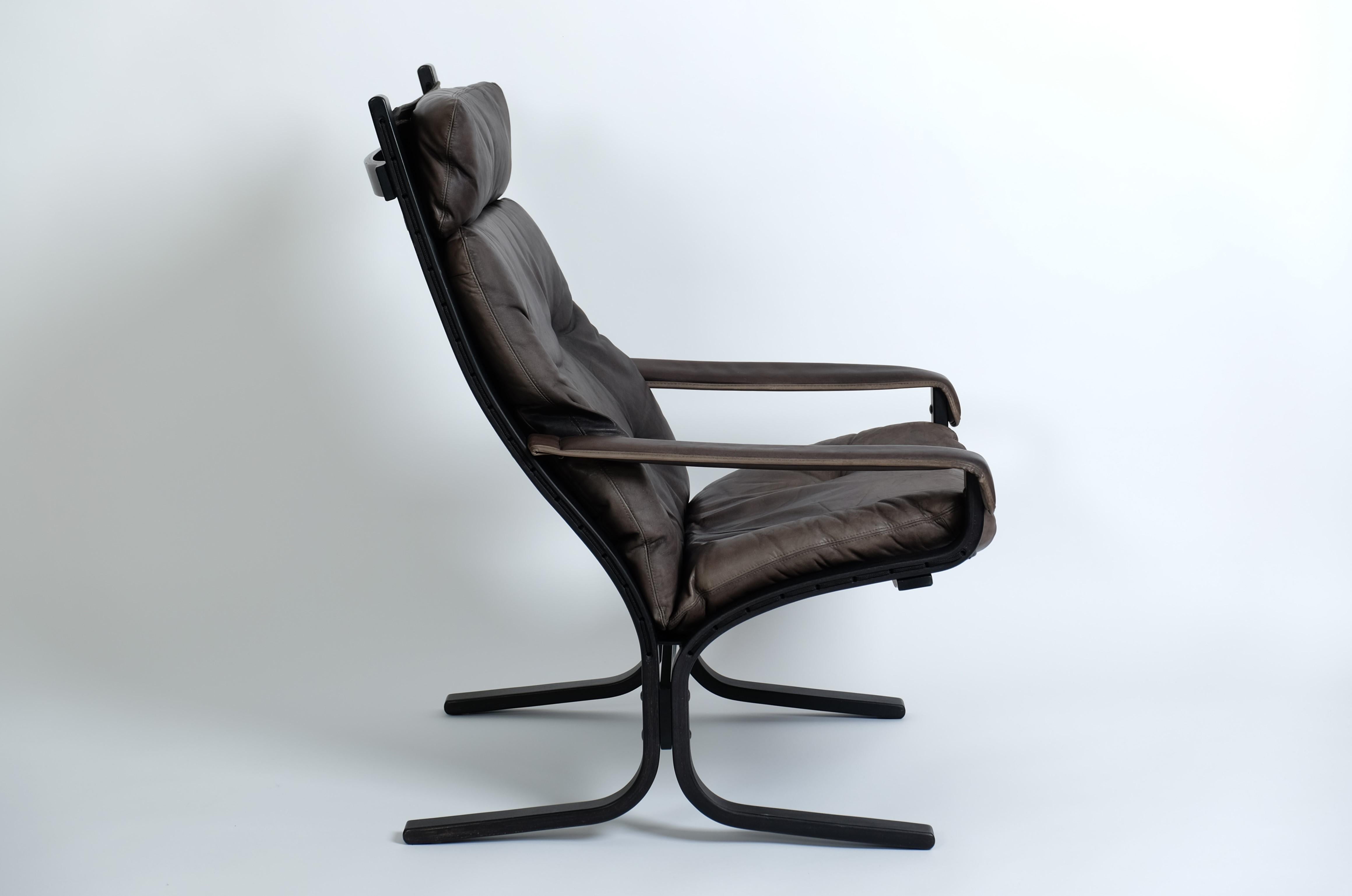 The Modern Scandinavian Mid-Century Modern Ingmar Relling Siesta Lounge Chair per Westnofa in vendita 6