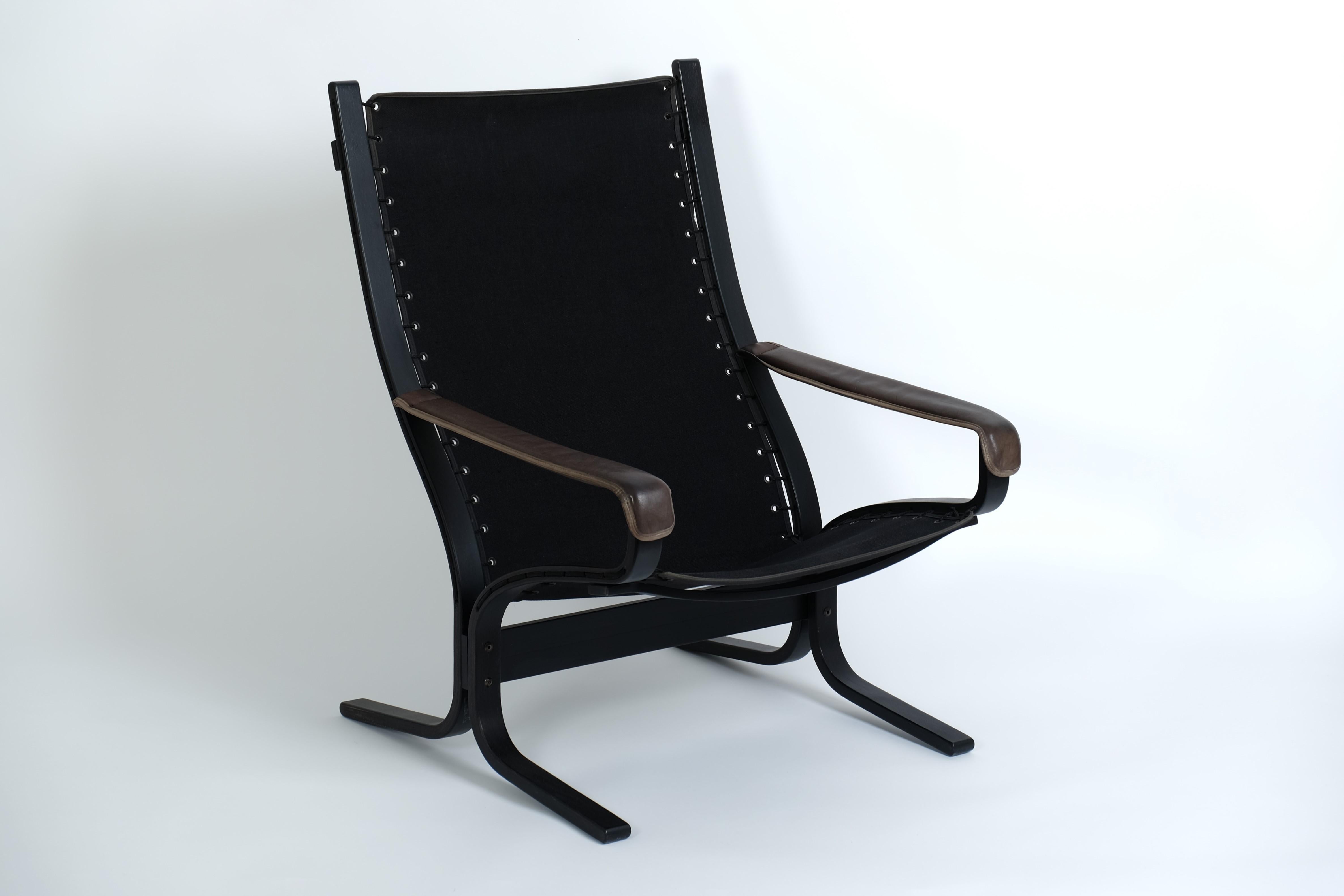 The Modern Scandinavian Mid-Century Modern Ingmar Relling Siesta Lounge Chair per Westnofa in vendita 10