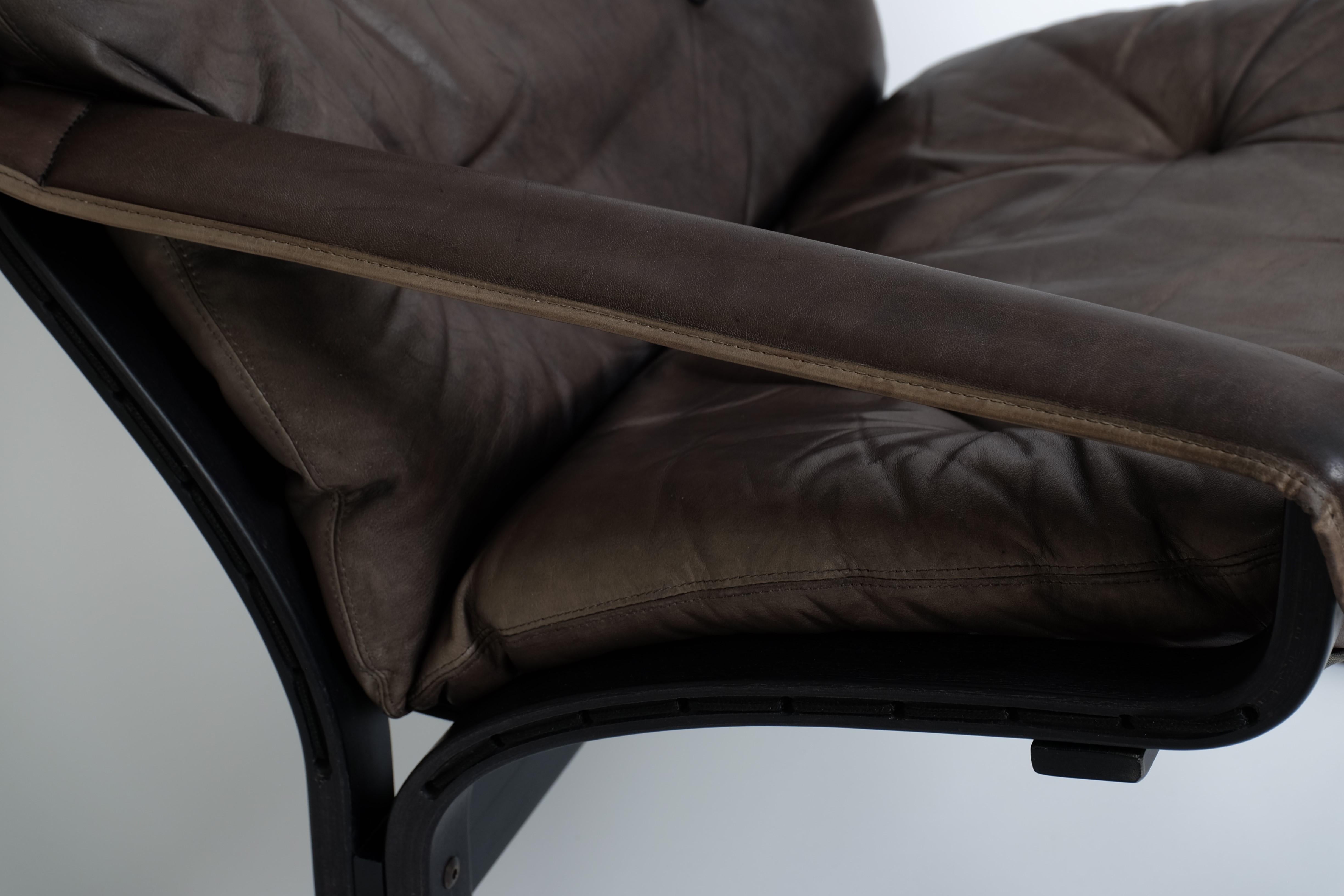 Mid-Century moderno The Modern Scandinavian Mid-Century Modern Ingmar Relling Siesta Lounge Chair per Westnofa in vendita