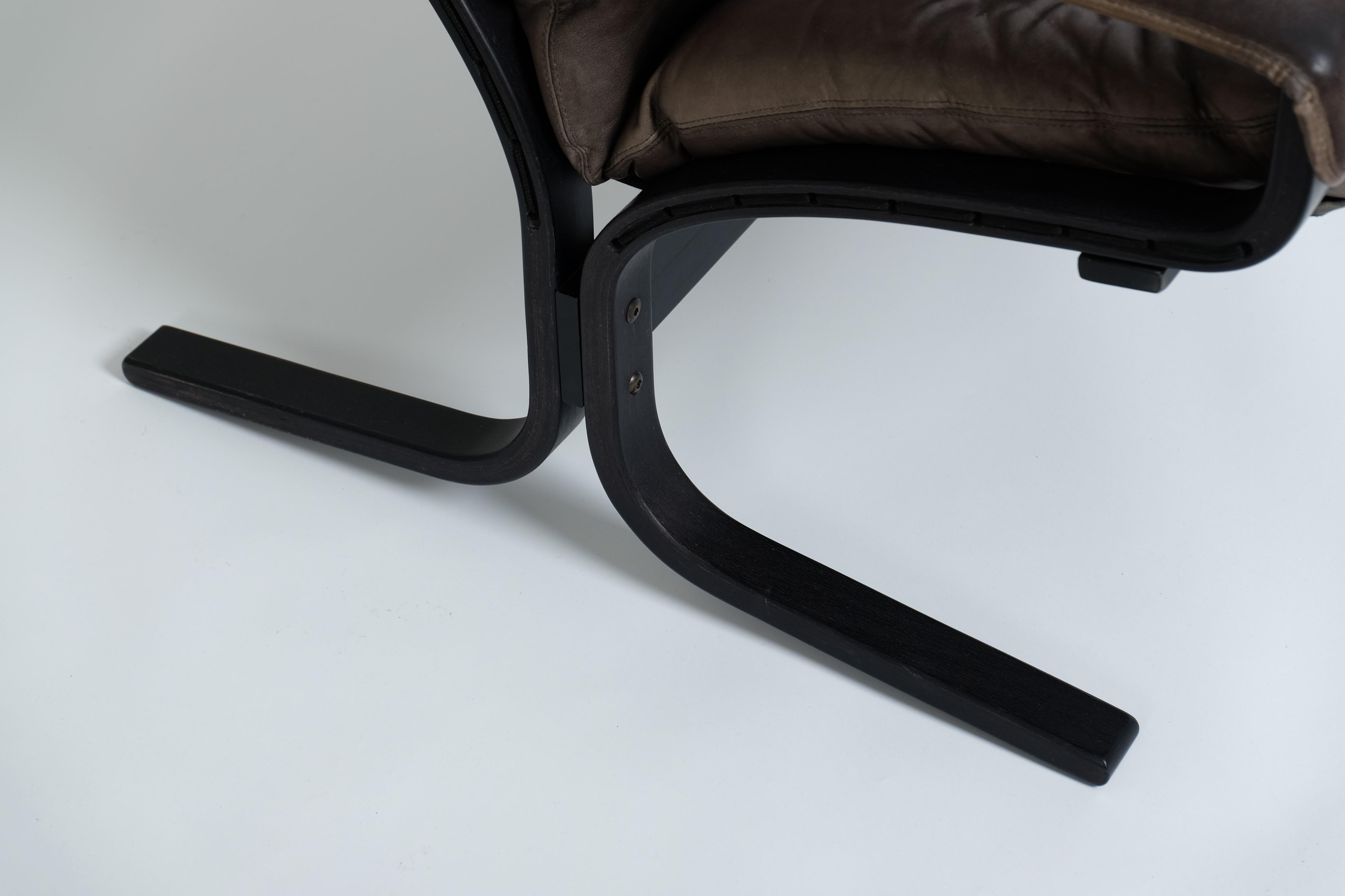Norvegese The Modern Scandinavian Mid-Century Modern Ingmar Relling Siesta Lounge Chair per Westnofa in vendita