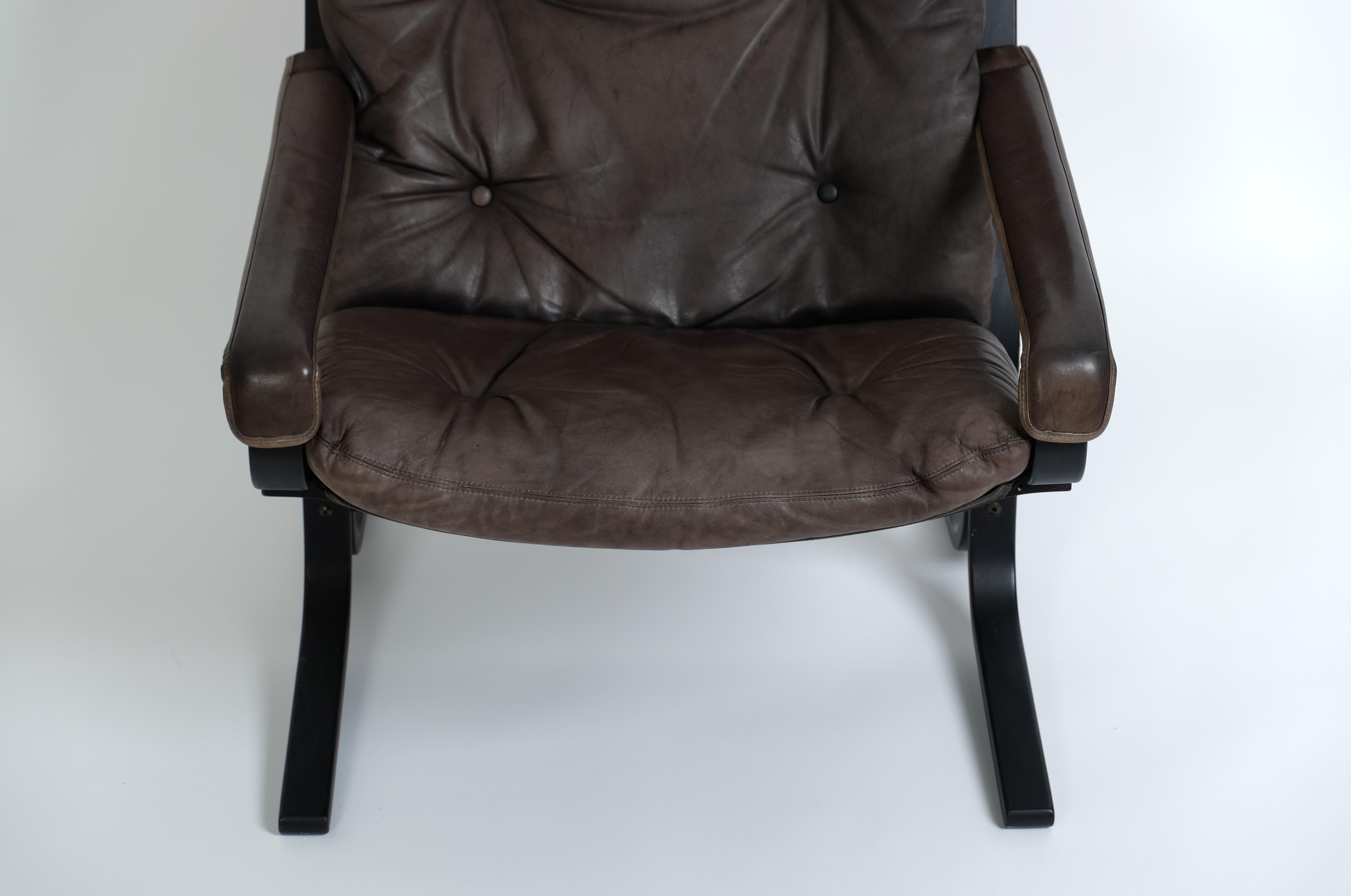 The Modern Scandinavian Mid-Century Modern Ingmar Relling Siesta Lounge Chair per Westnofa in vendita 1