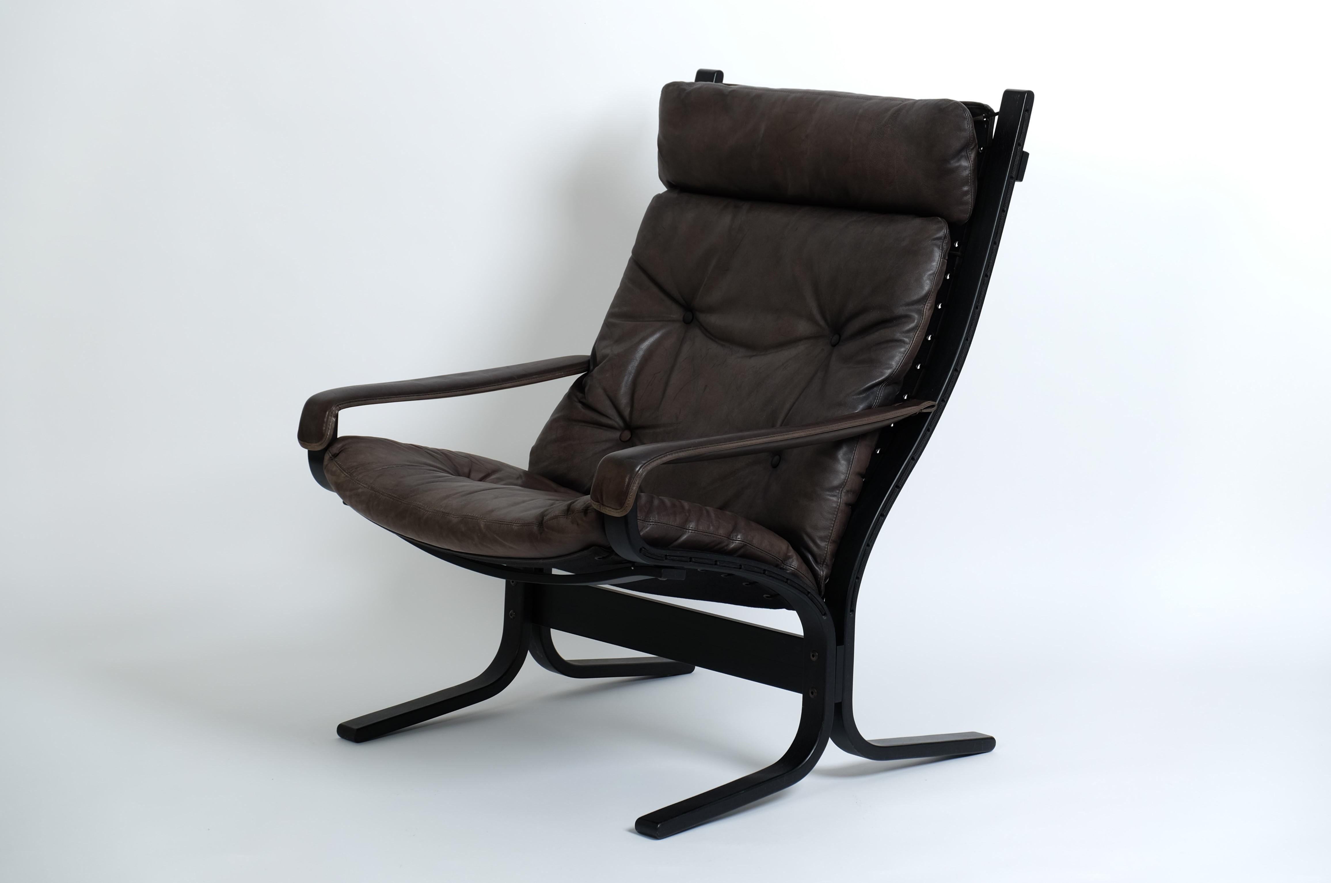 The Modern Scandinavian Mid-Century Modern Ingmar Relling Siesta Lounge Chair per Westnofa in vendita 2