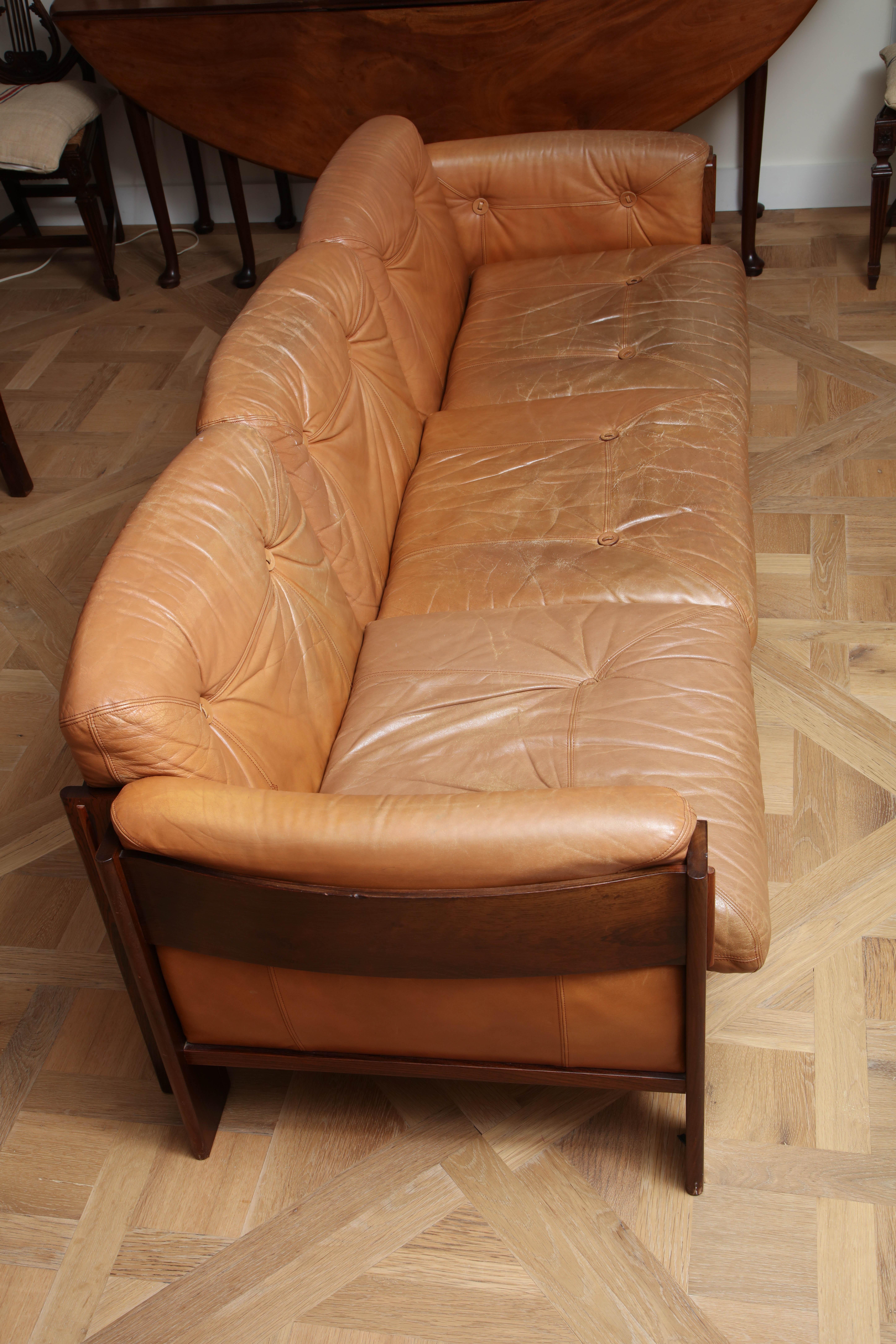 scandinavian wooden sofa