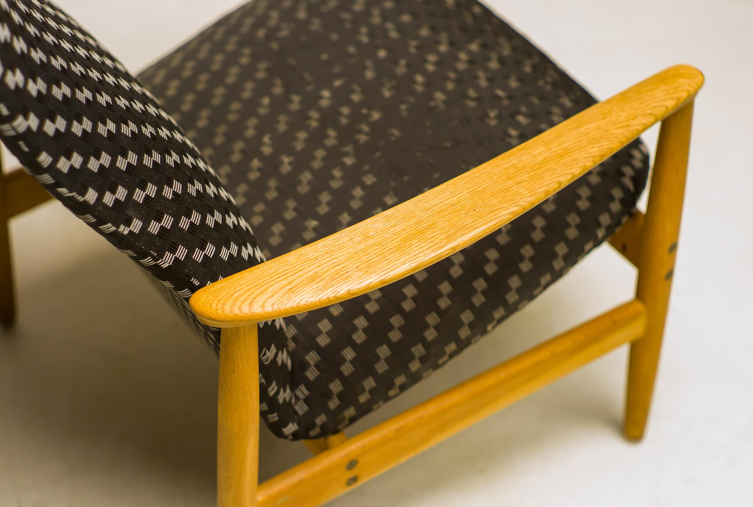 Scandinavian Mid Century Modern Lounge Chair by Alf Svensson In condizioni buone in vendita a Dronten, NL