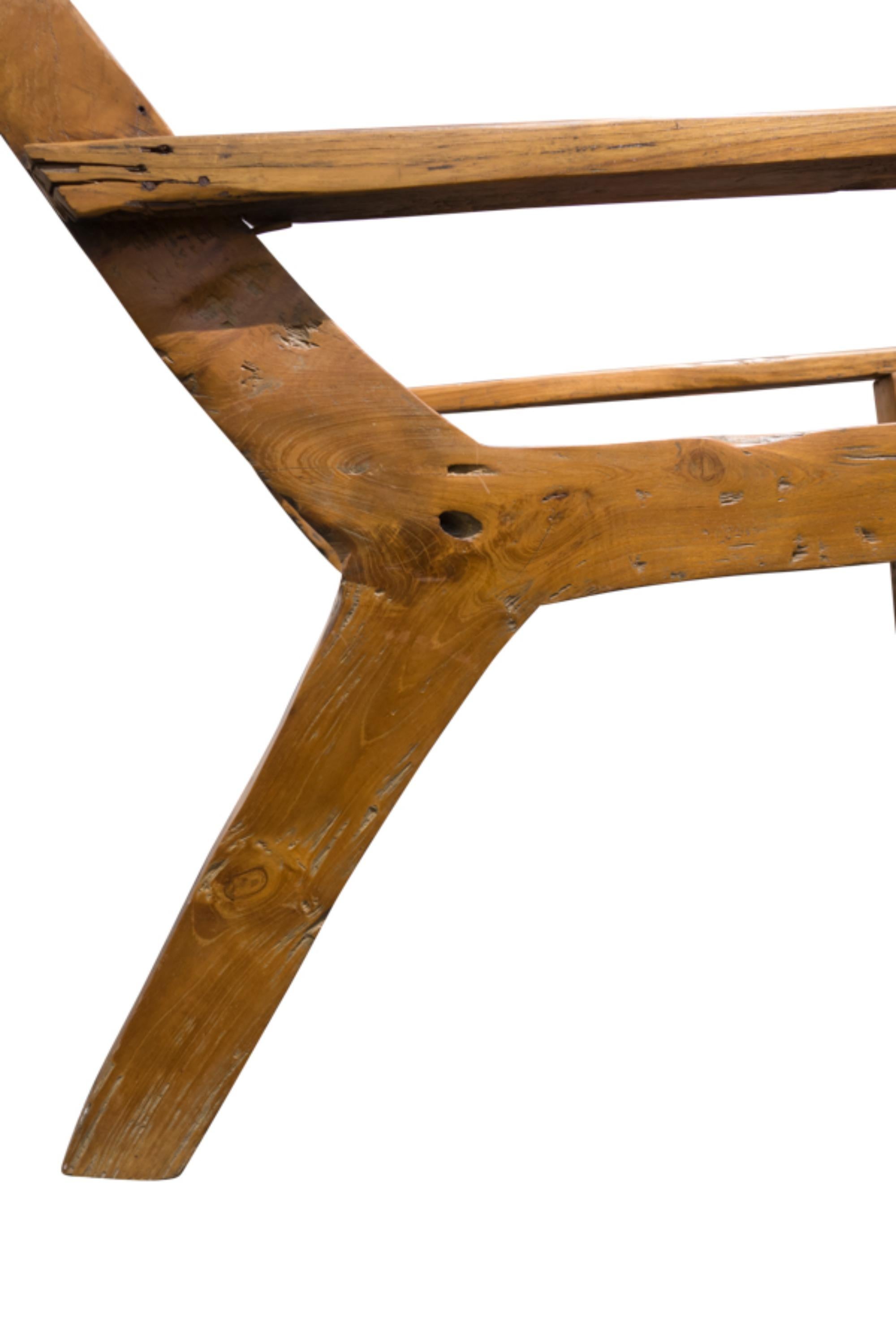 Yew Scandinavian Mid Century Modern Lounge Chair
