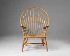 Scandinavian Mid-Century Modern Peacock Chair by Wegner, 1950s