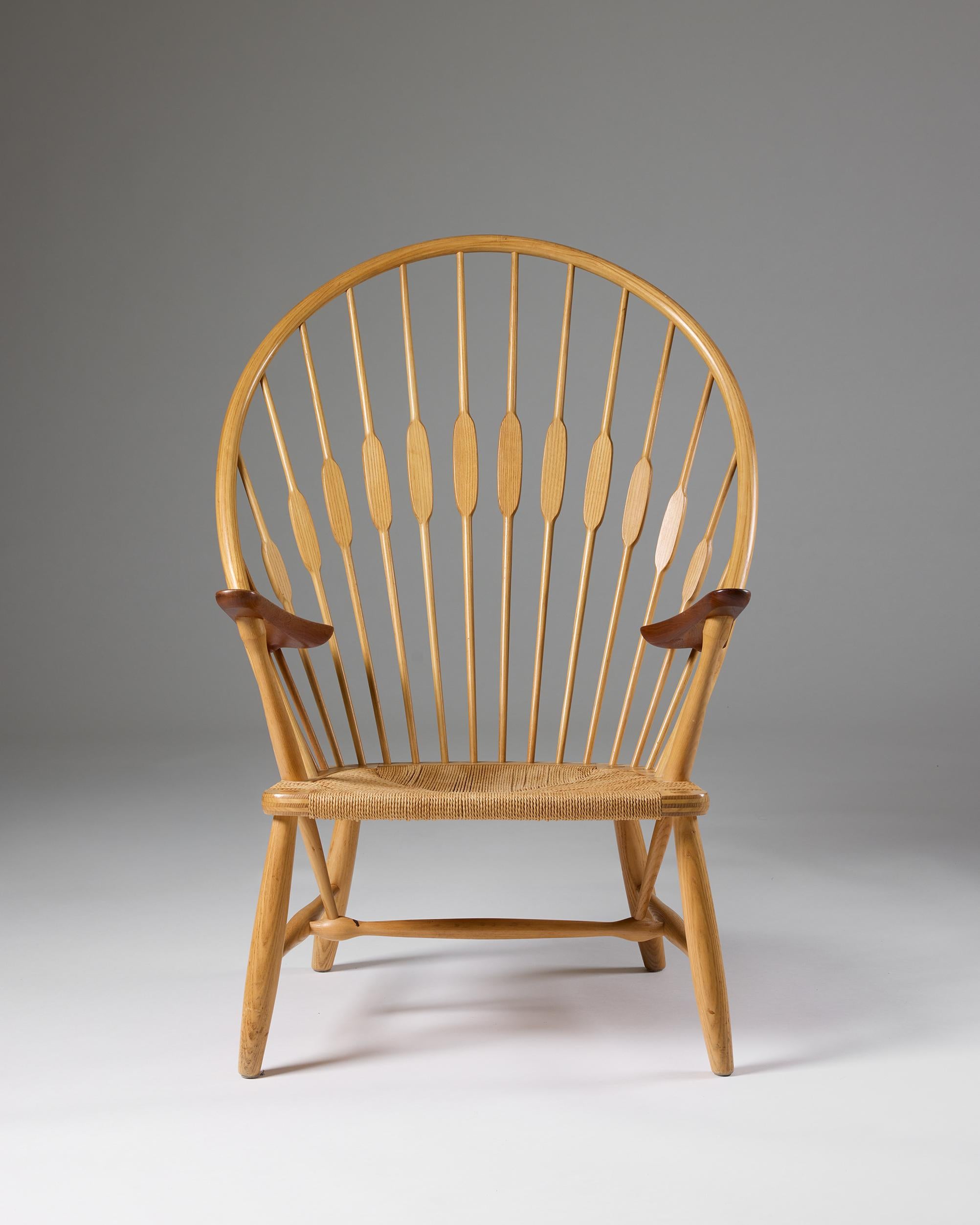 Danese Sedia Peacock di Wegner, Scandinavian Mid-Century Modern, 1950s in vendita