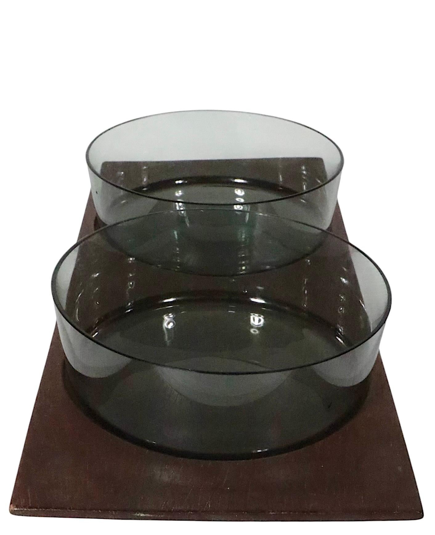 Scandinavian Mid Century Modern Serving Set Nuutajarvi Notsjo Finland c 1950/60s For Sale 3