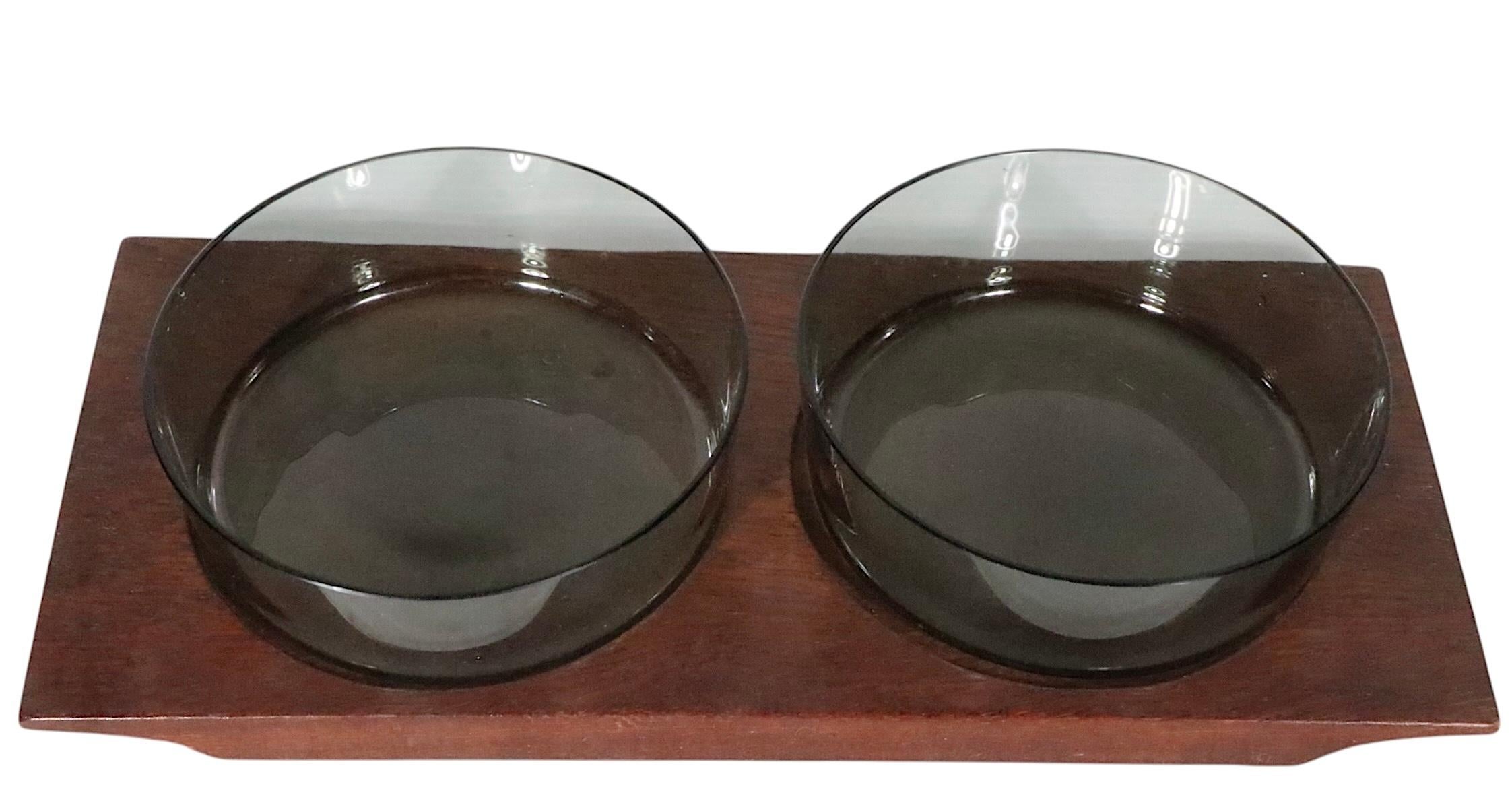 Scandinavian Mid Century Modern Serving Set Nuutajarvi Notsjo Finland c 1950/60s For Sale 4