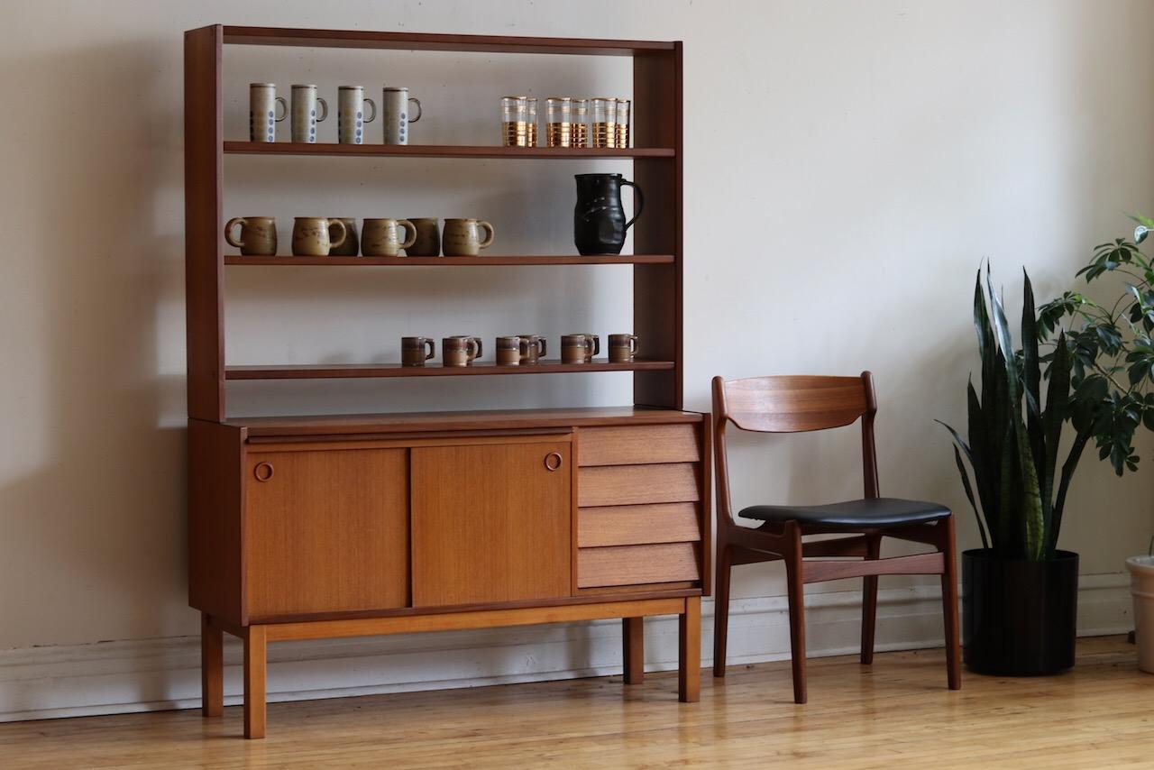 Scandinavian Mid-Century Modern Teak Shelf Unit 12