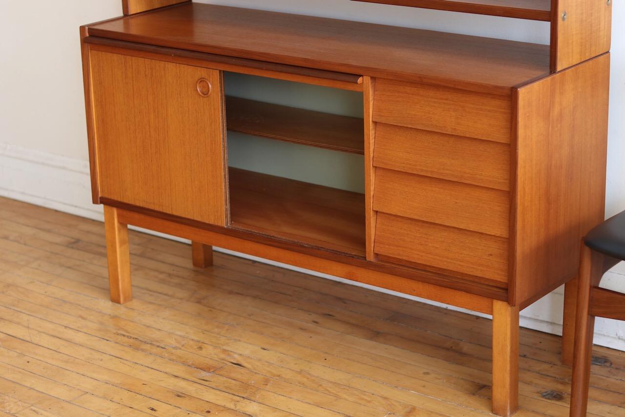 Scandinavian Modern Scandinavian Mid-Century Modern Teak Shelf Unit