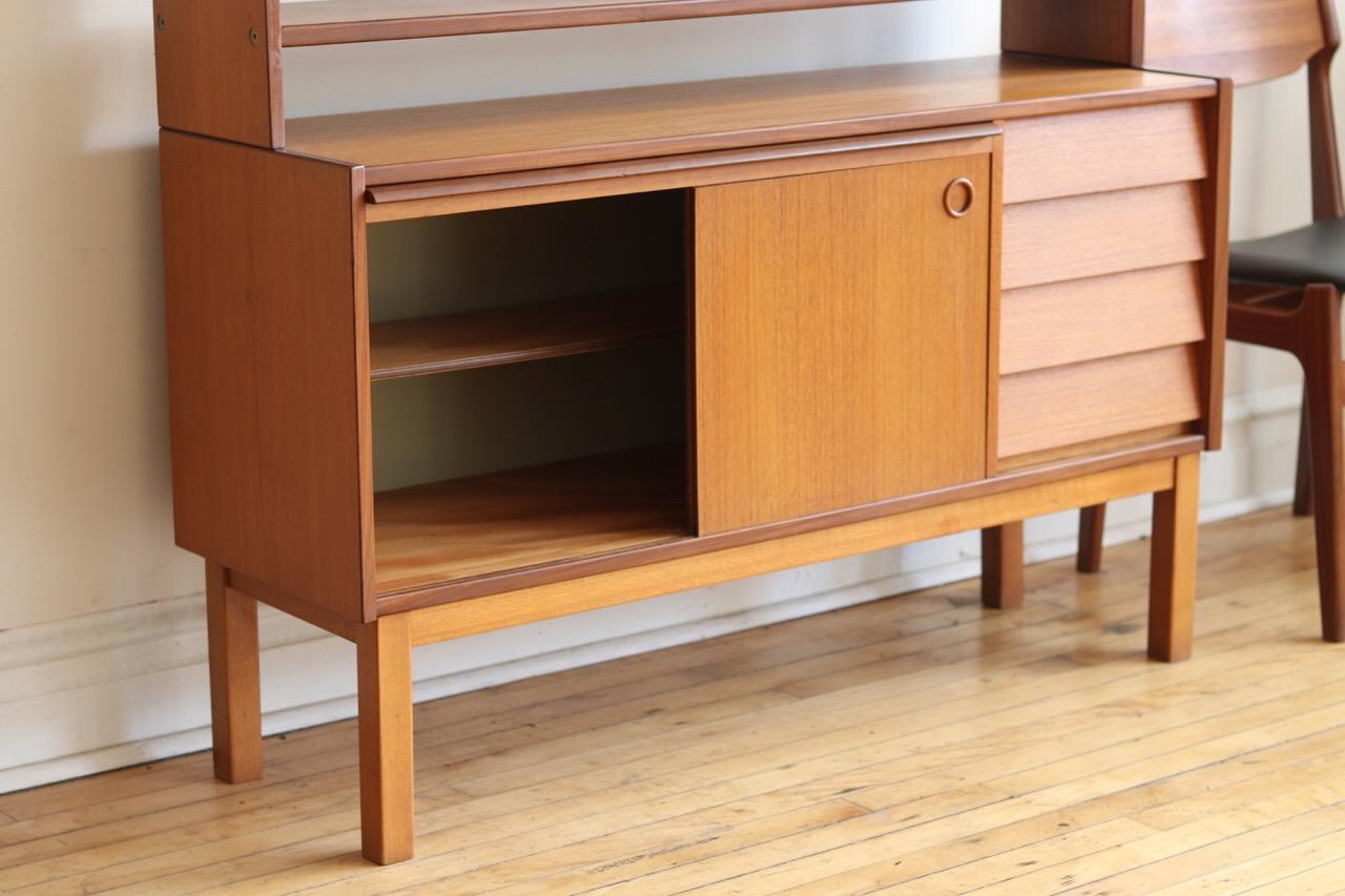 20th Century Scandinavian Mid-Century Modern Teak Shelf Unit