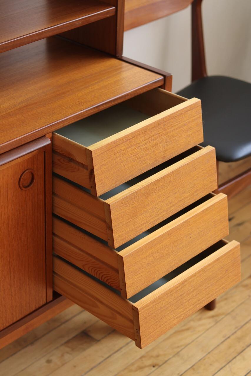 Scandinavian Mid-Century Modern Teak Shelf Unit 3