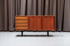 Skandinavisches Mid-Century Modern-Sideboard aus Teakholz, Modell 4004, Olli Borg/Asko, 1955