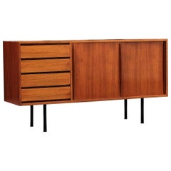 Scandinavian Mid-Century Modern Teak Sideboard, Model 4004, Olli Borg/Asko, 1955