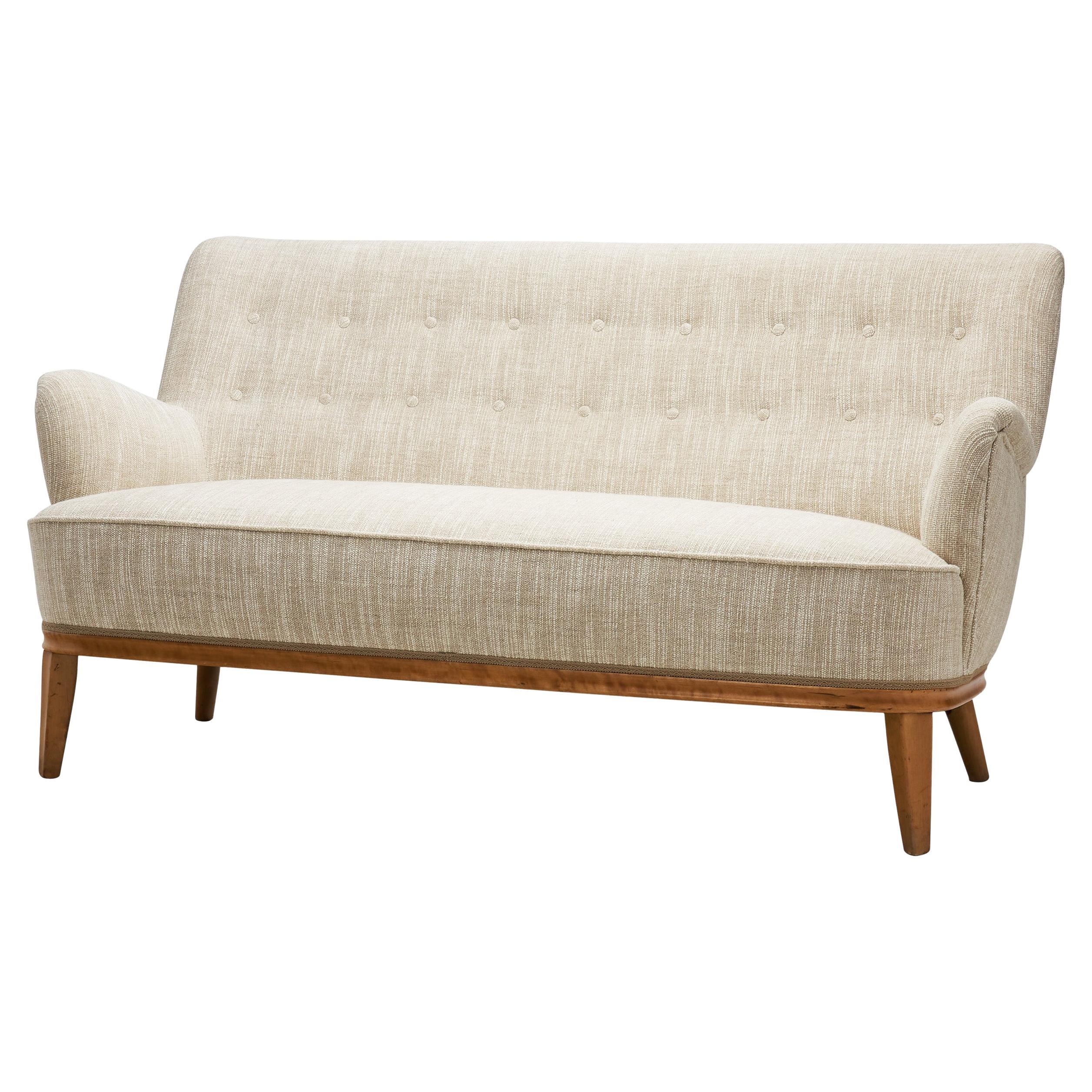 Skandinavisches dreisitziges Mid-Century-Modern-Sofa, Skandinavisch, 1950er Jahre im Angebot