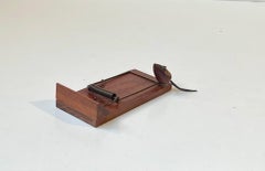 Scandinavian Mid-Century Mousetrap Paper Holder in Teak, 1960s