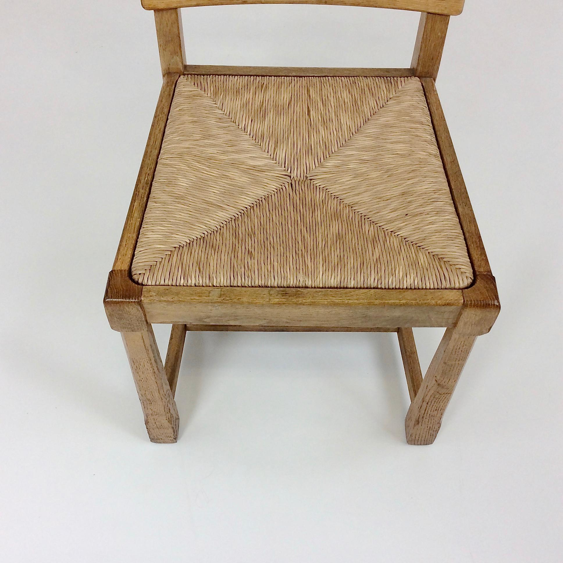 Scandinavian Midcentury Oak chairs, circa 1950 3