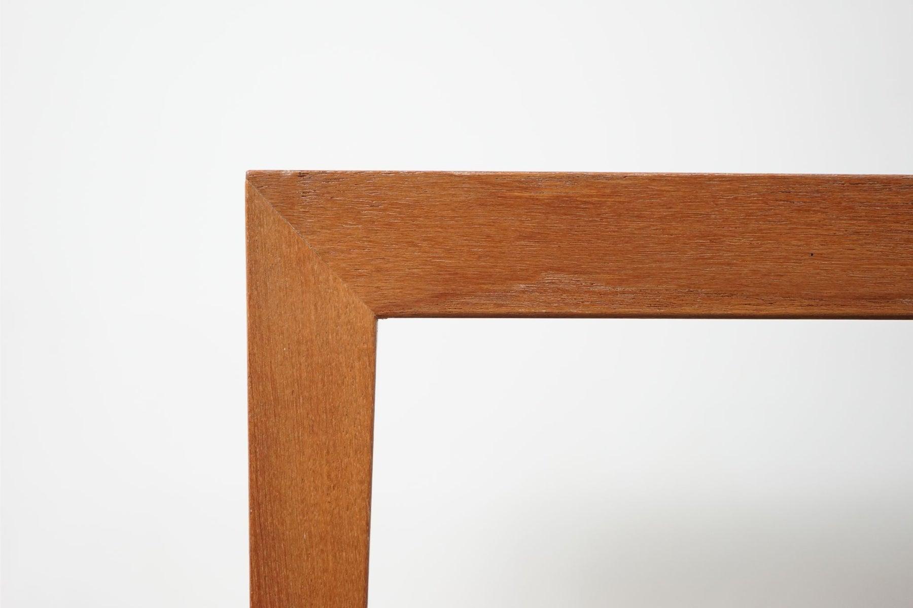Scandinavian Mid Century Oak Side Table by Severin Hansen for Haslev In Good Condition In VANCOUVER, CA
