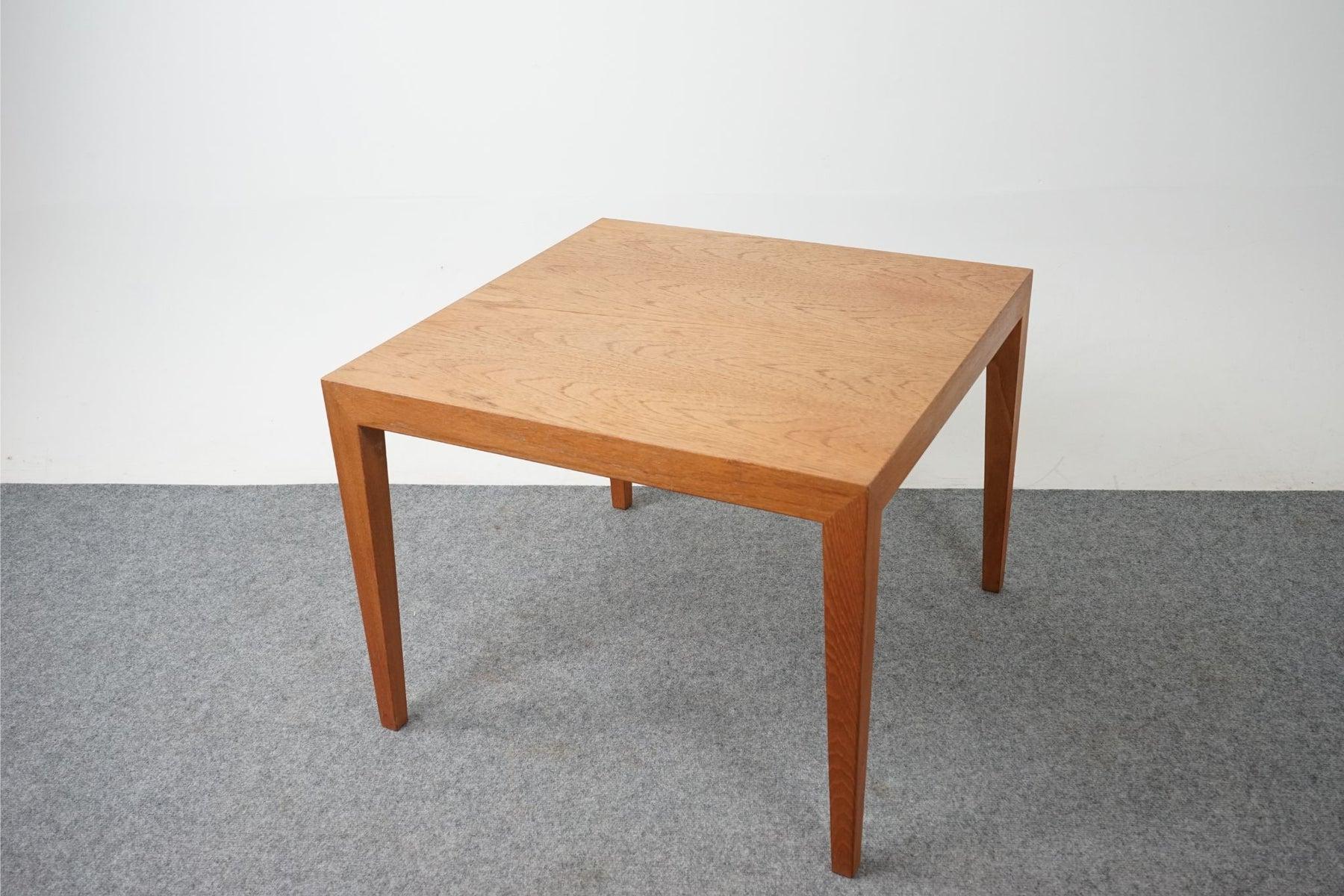 Mid-20th Century Scandinavian Mid Century Oak Side Table by Severin Hansen for Haslev