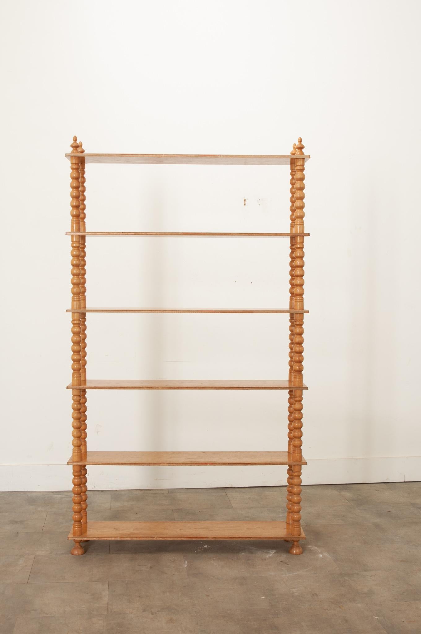 Scandinavian Midcentury Oak Whatnot Shelf 4