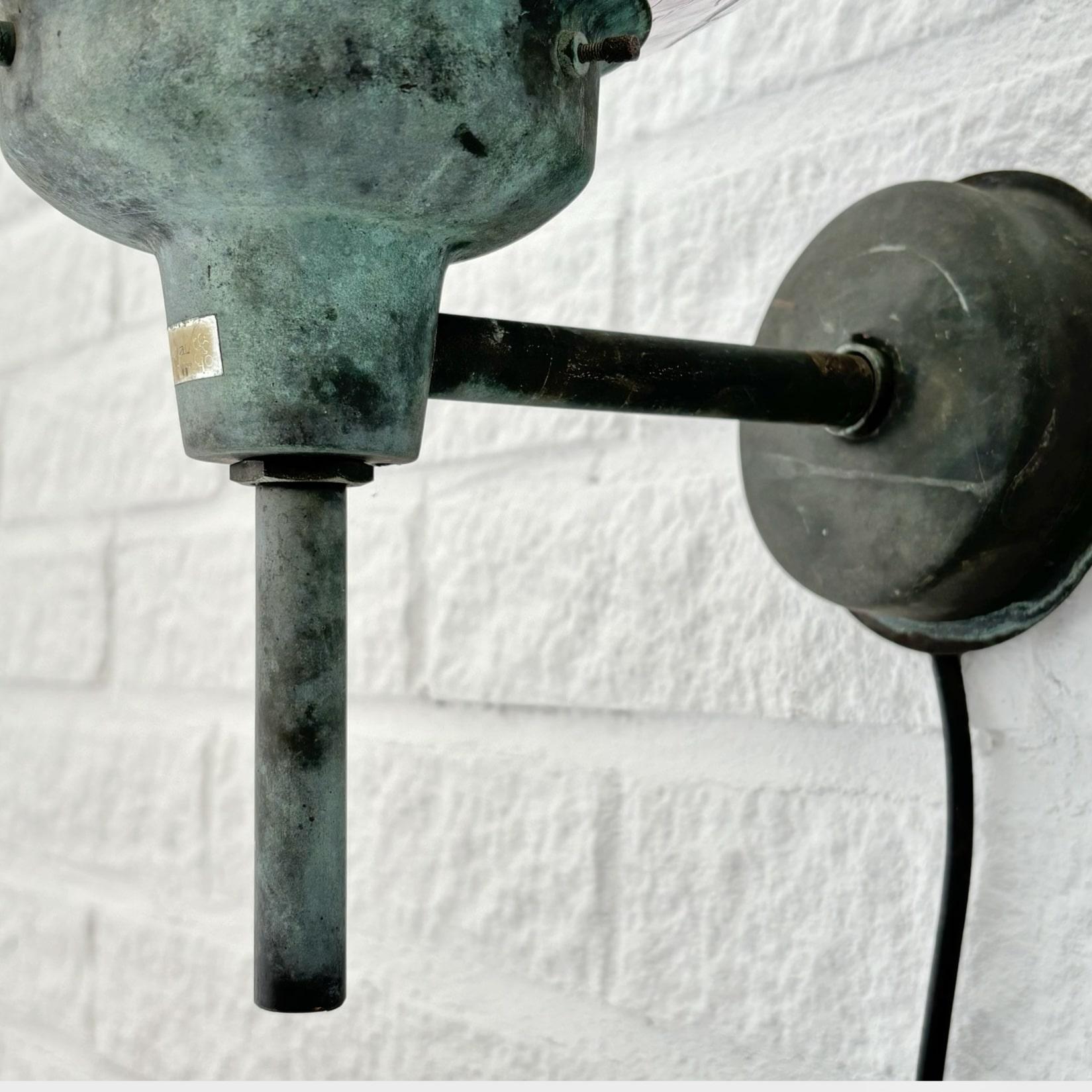 Scandinavian mid century outdoor facade lamp, Westal model 283, Sweden, 1970s For Sale 3