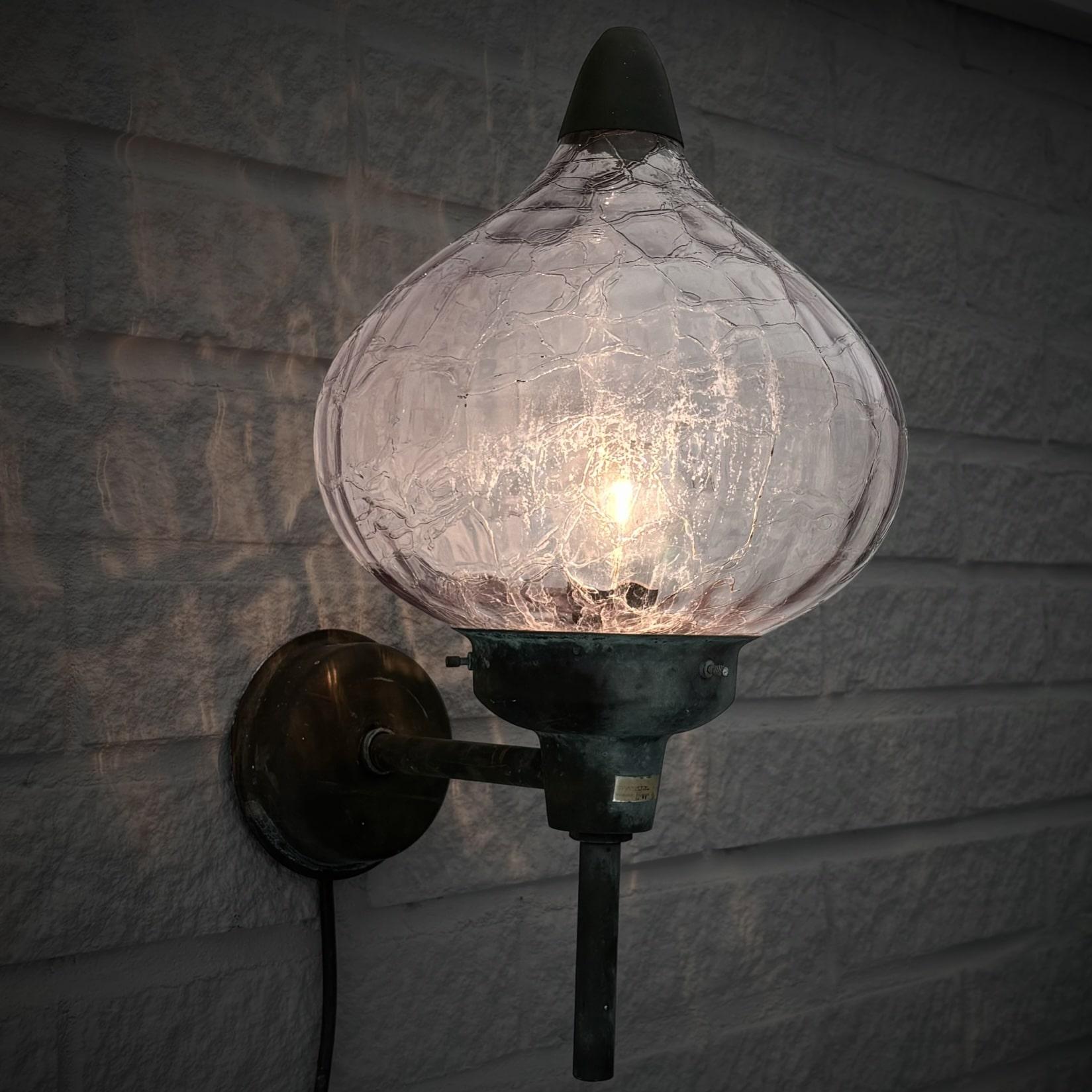 Scandinavian Modern Scandinavian mid century outdoor facade lamp, Westal model 283, Sweden, 1970s For Sale