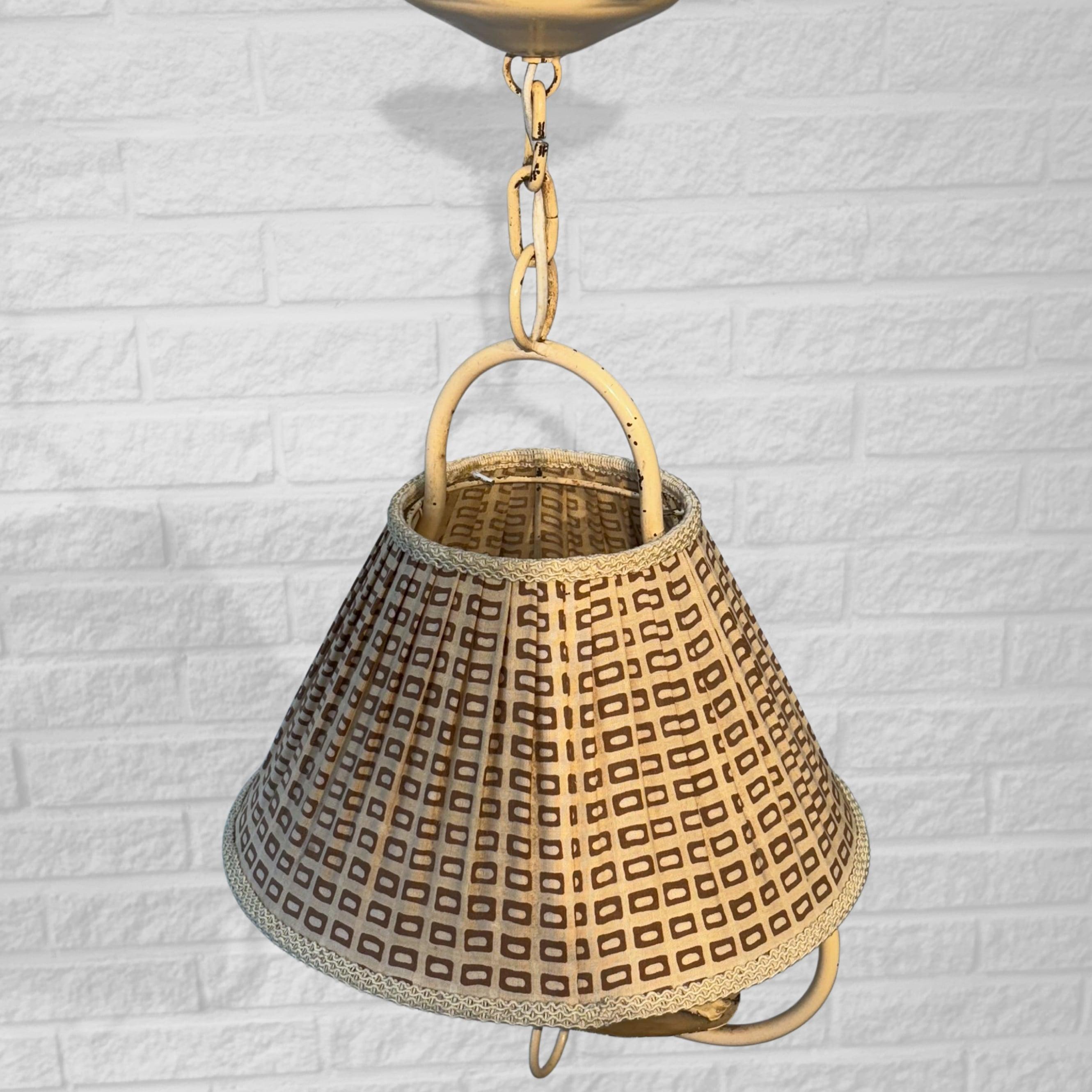 Lámpara colgante escandinava de mediados de siglo, estilo Sport Cabin, Suecia, años 40 mediados del siglo XX en venta