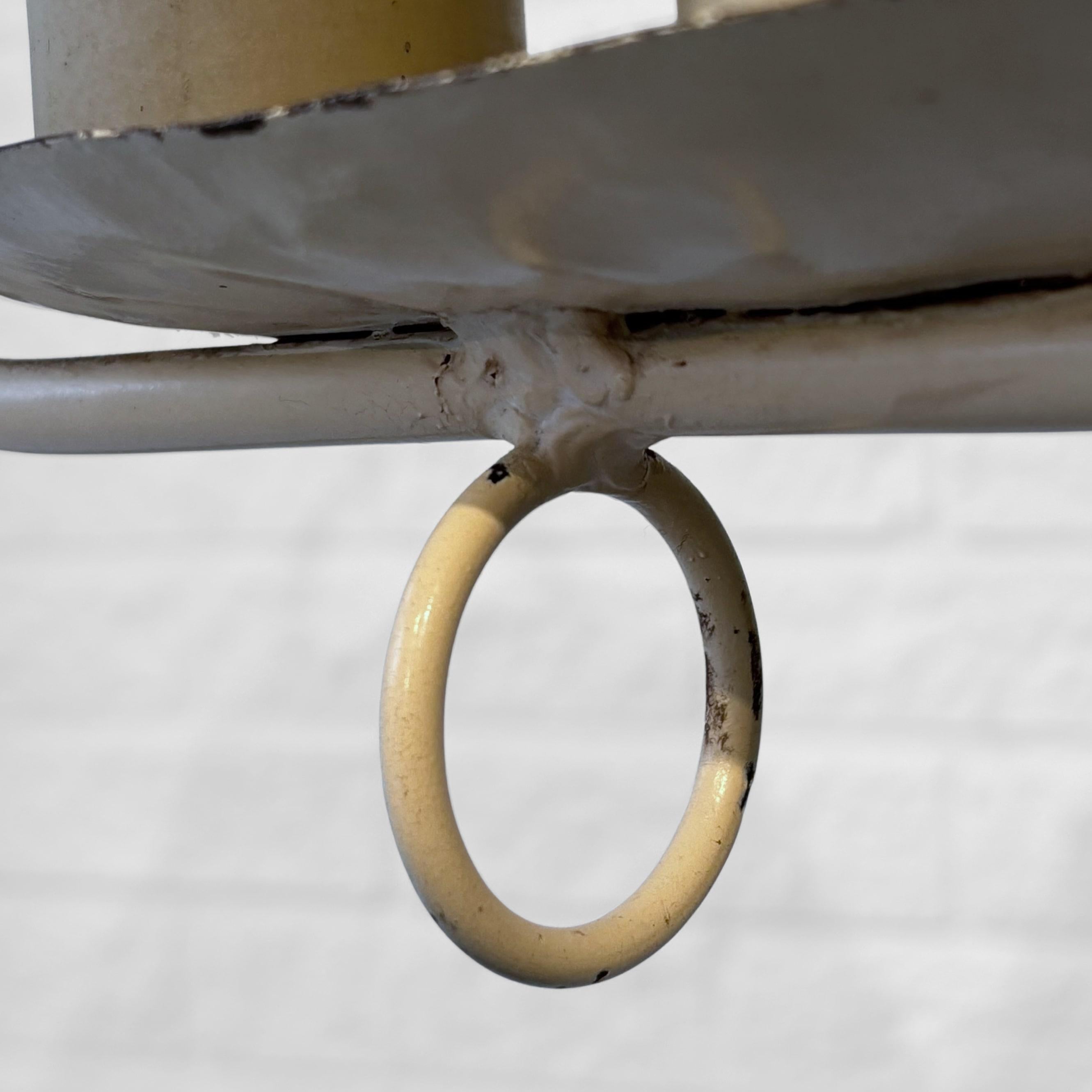 Lámpara colgante escandinava de mediados de siglo, estilo Sport Cabin, Suecia, años 40 en venta 2