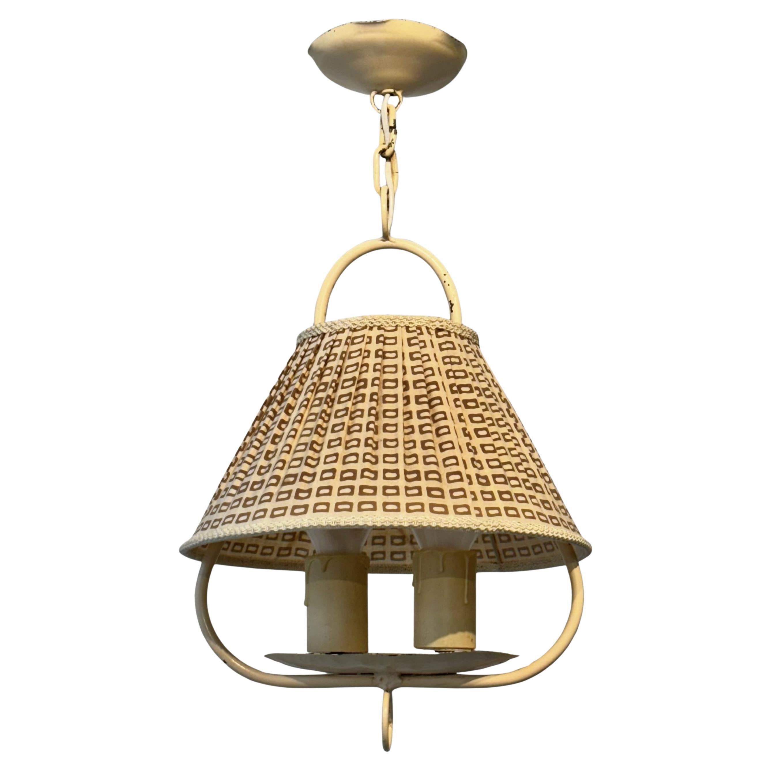 Lámpara colgante escandinava de mediados de siglo, estilo Sport Cabin, Suecia, años 40 en venta