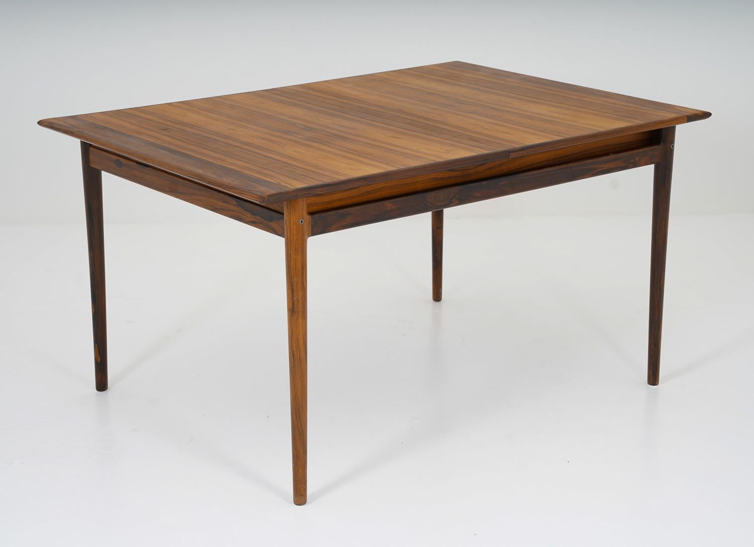 Scandinavian Modern Scandinavian Mid Century Rosewood Dining Table by Torbjørn Afdal, 1960s For Sale