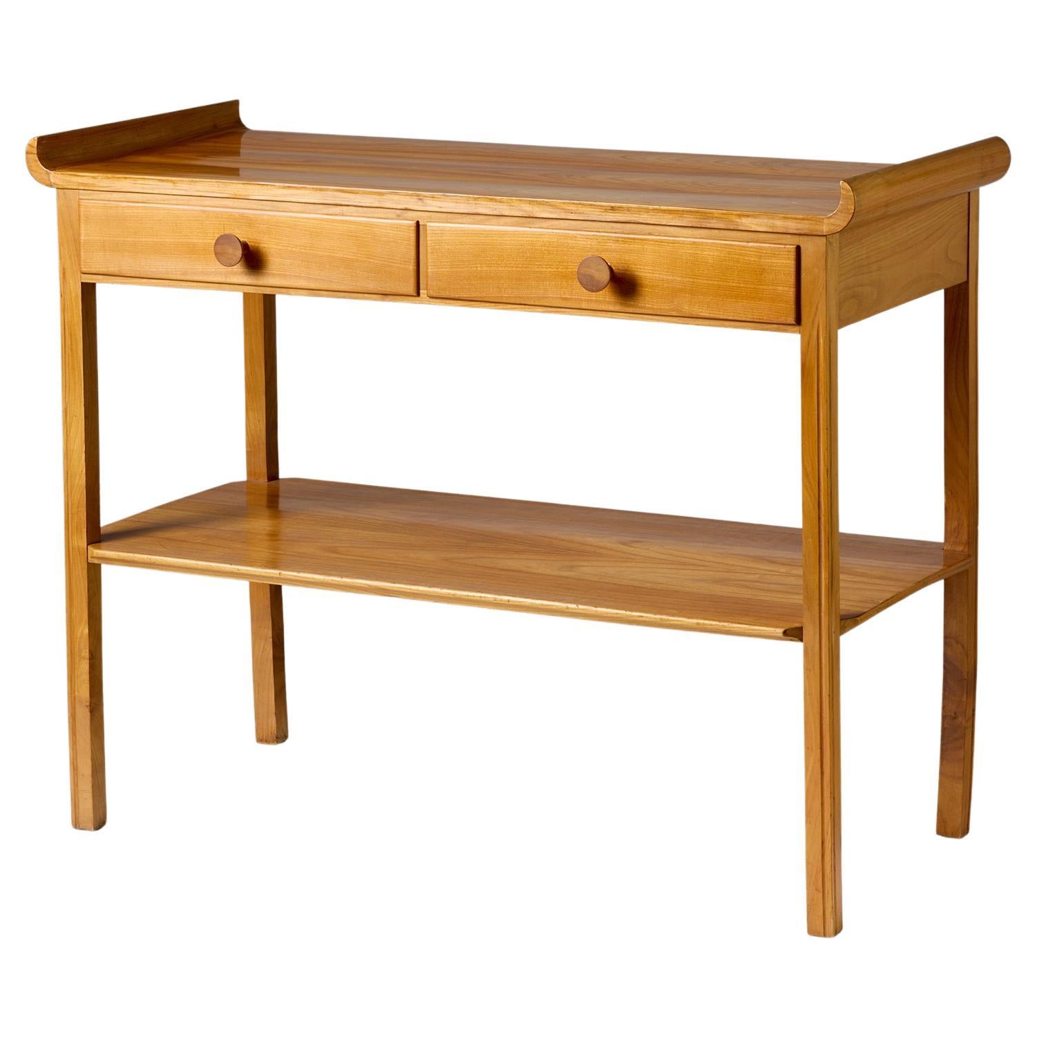 Credenza scandinava di metà secolo in olmo, anni '30-'40